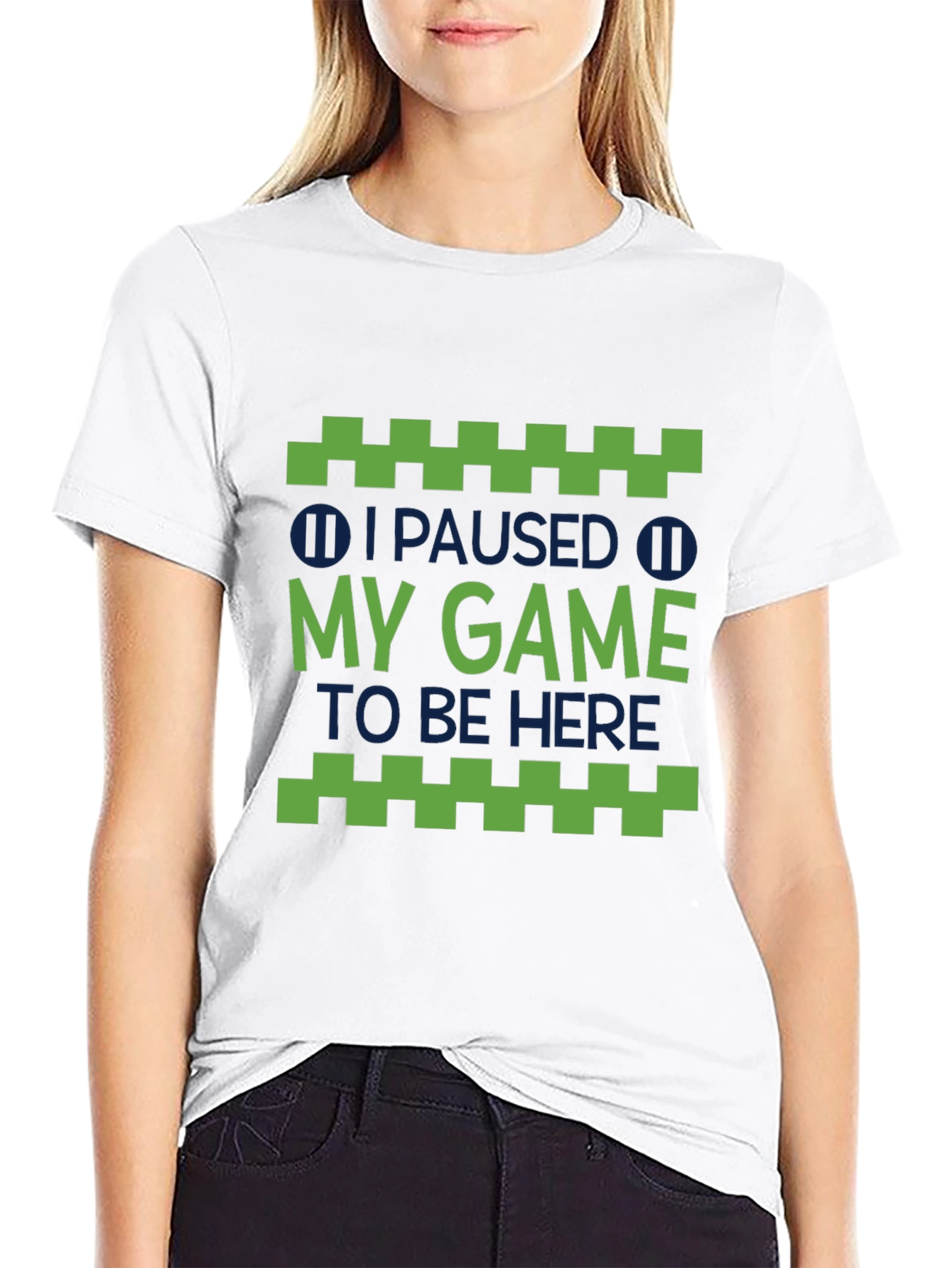 I Paused My Game To Be Here Graphic Tee