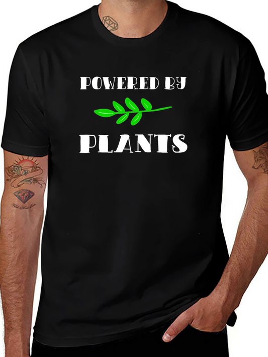 Powered by Plants Vegan T-Shirt - Black