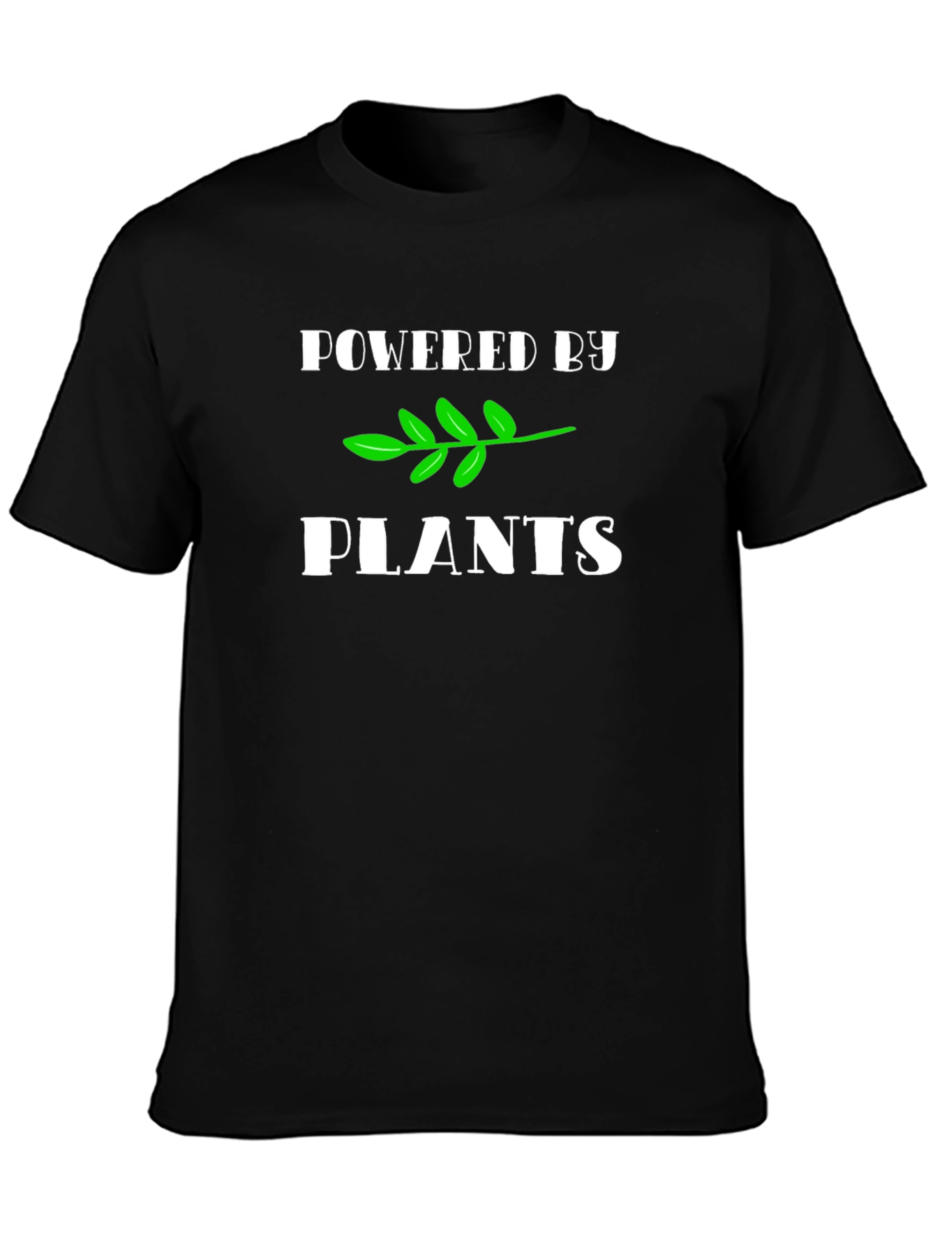 Powered by Plants Vegan T-Shirt - Black