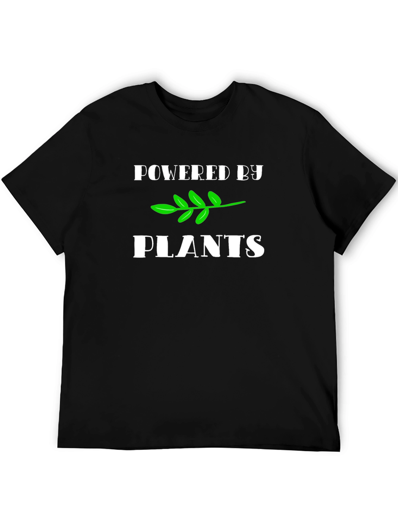 Powered by Plants Vegan T-Shirt - Black