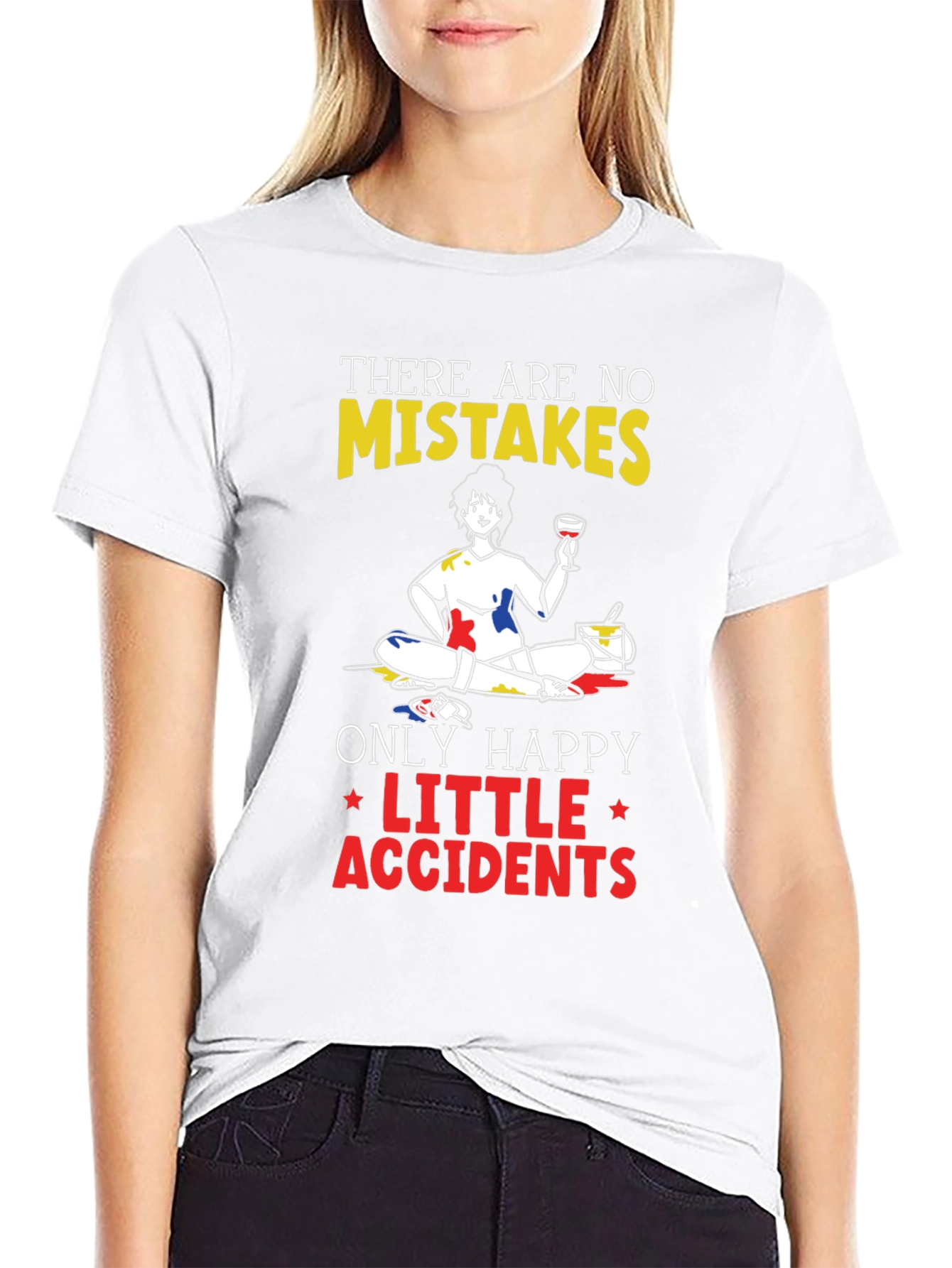 Happy Little Accidents T-Shirt - Painter Design