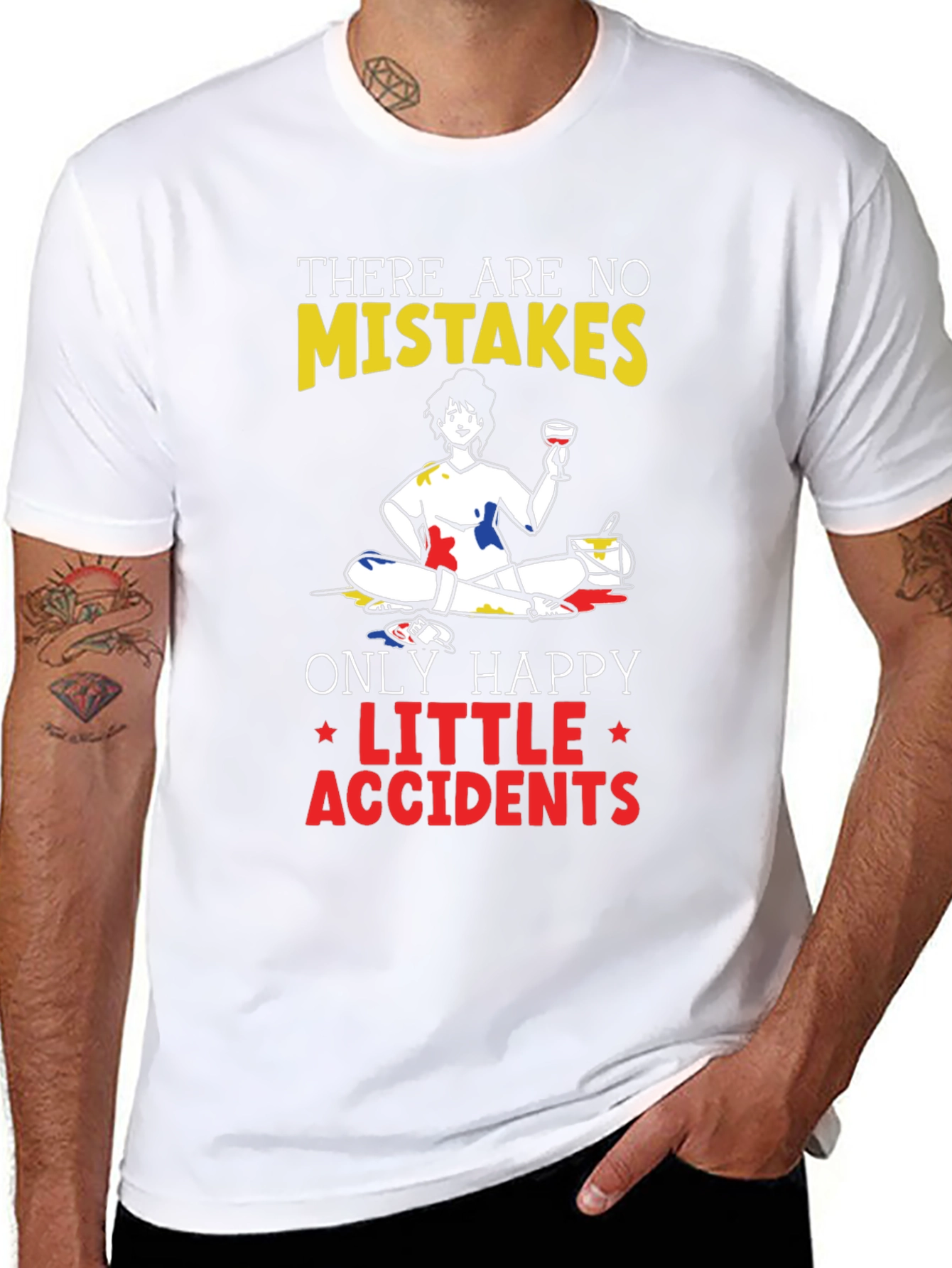 Happy Little Accidents T-Shirt - Painter Design