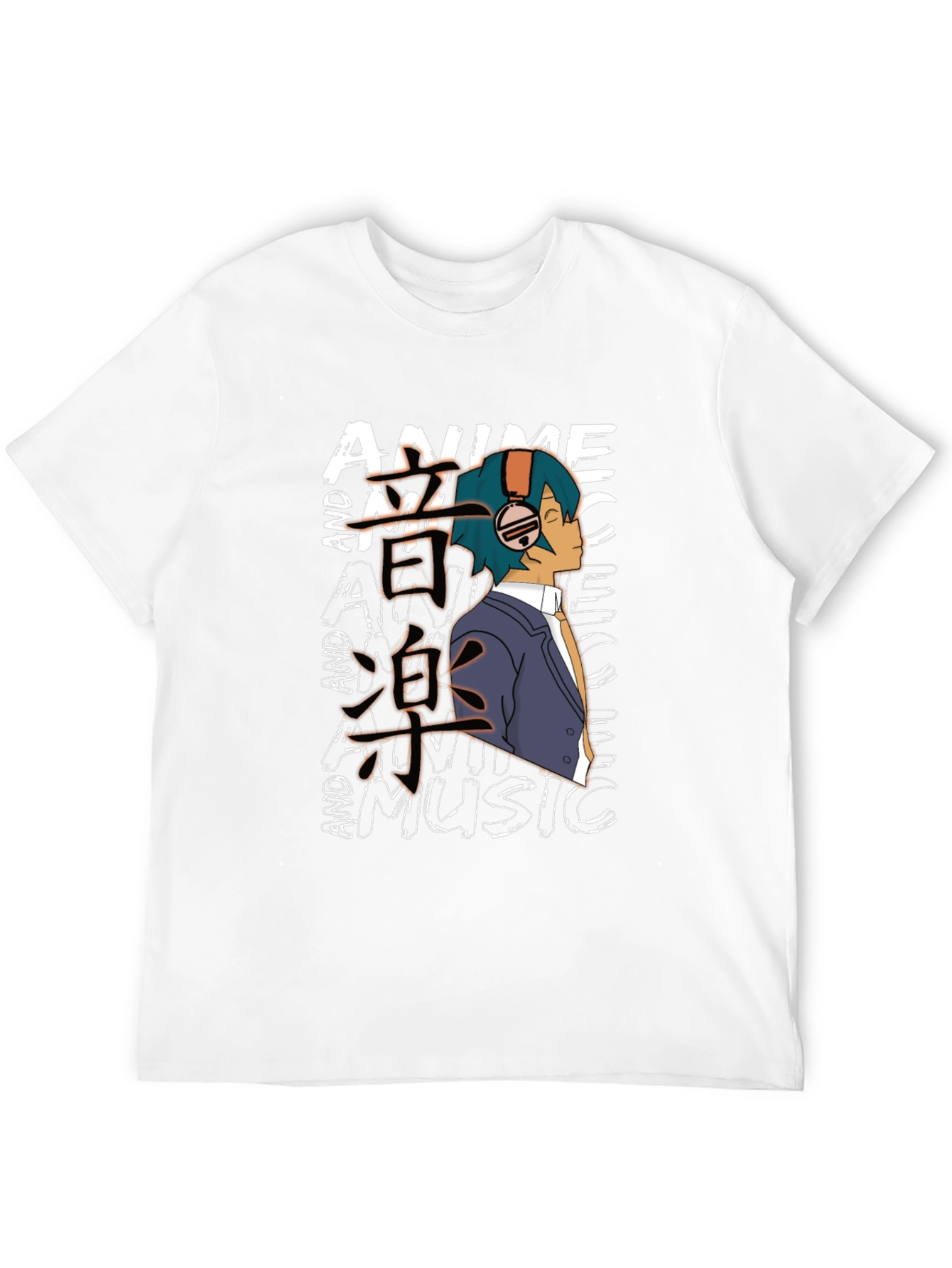 Anime and Music Graphic Tee