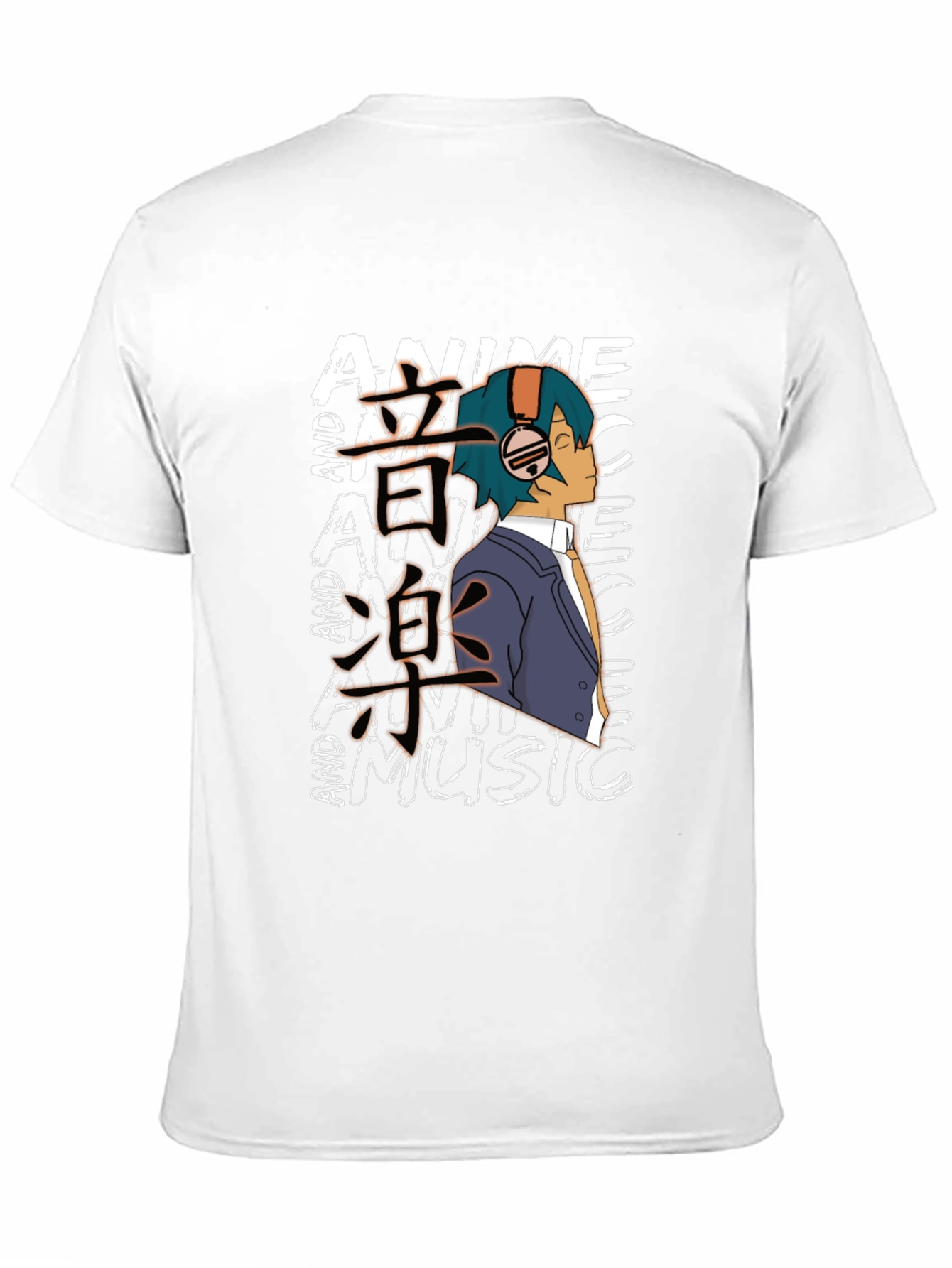 Anime and Music Graphic Tee