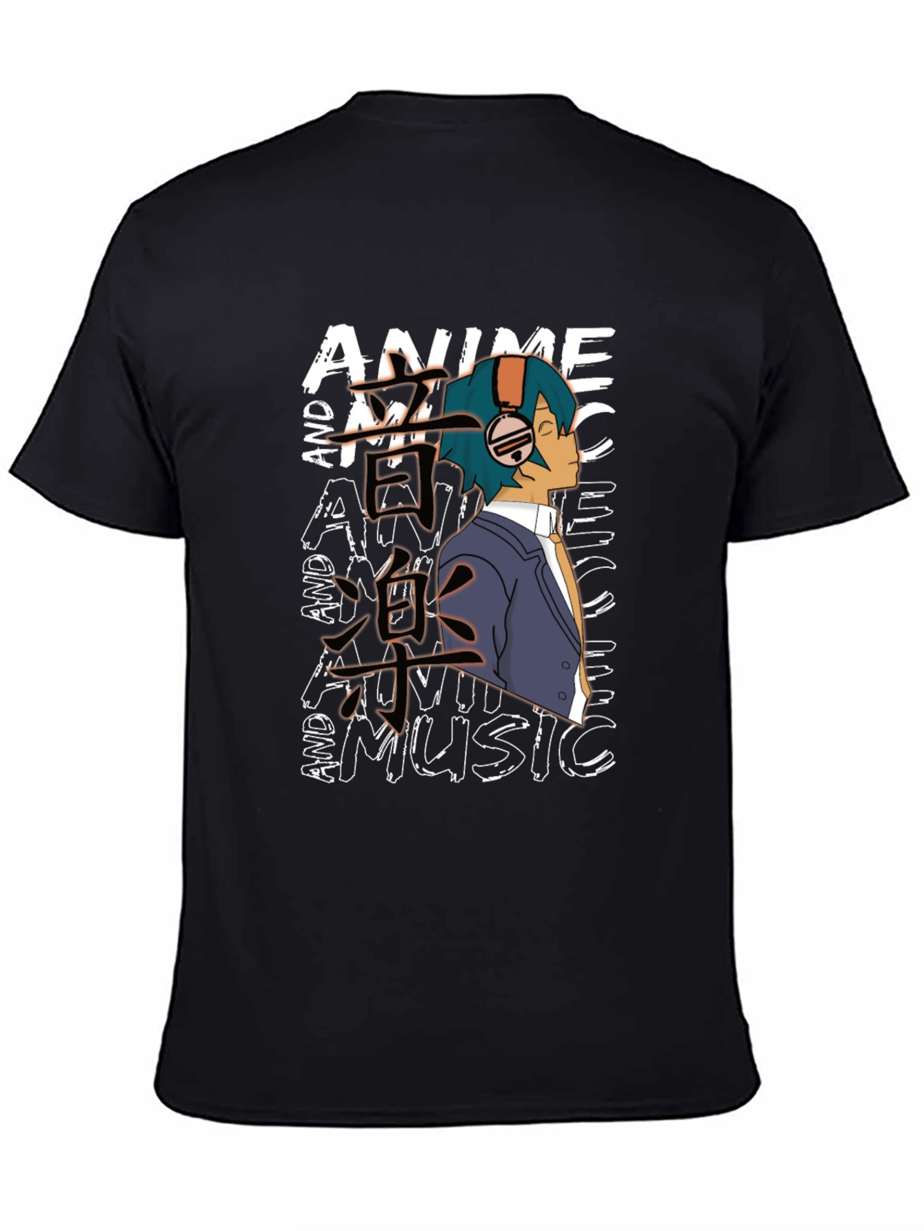 Anime and Music Graphic Tee