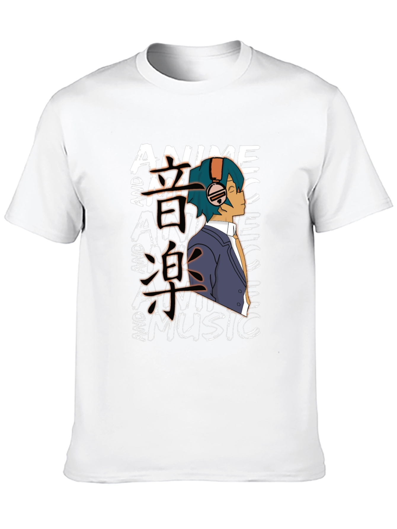 Anime and Music Graphic Tee