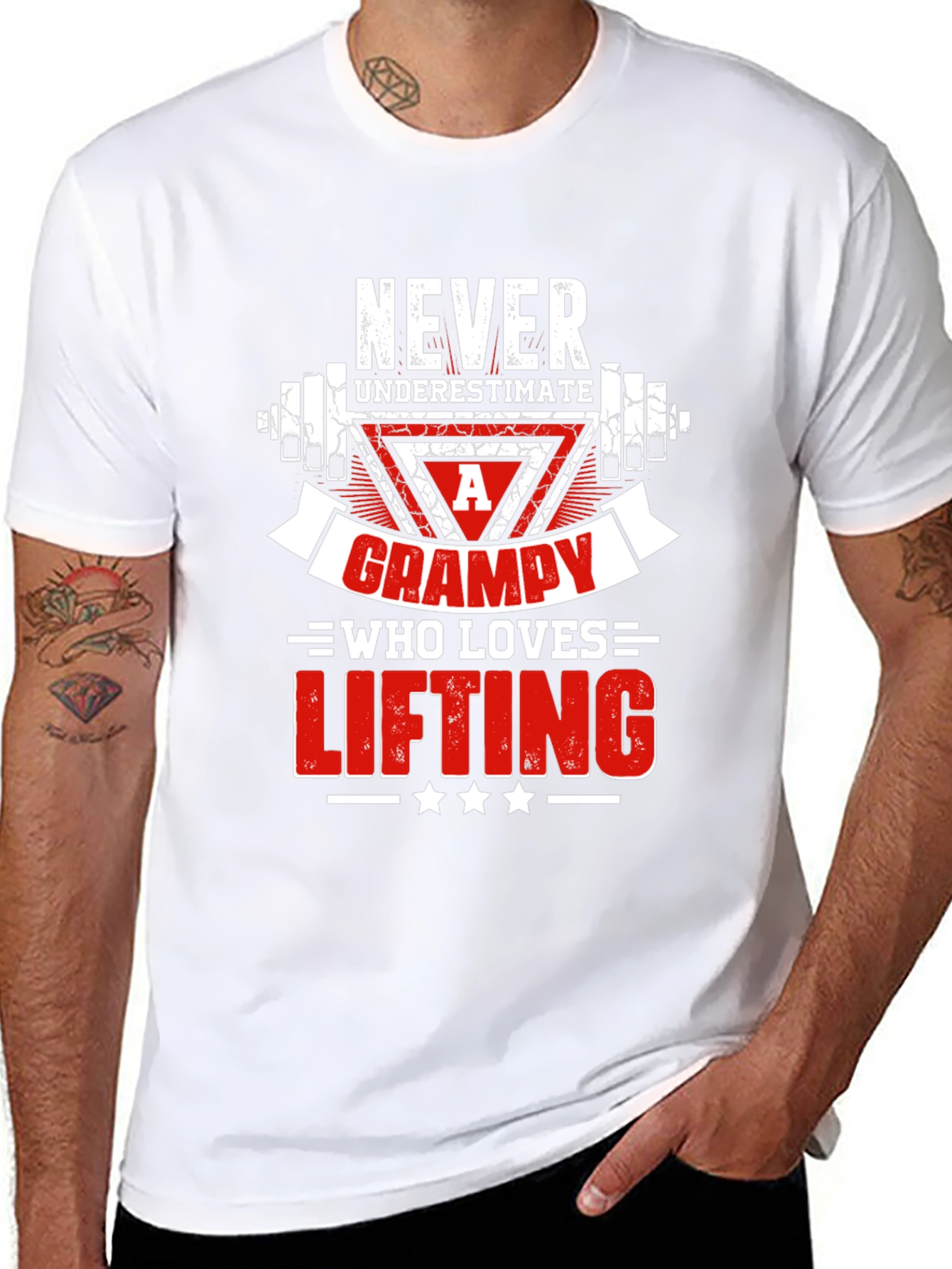 Grampy Who Loves Lifting T-Shirt
