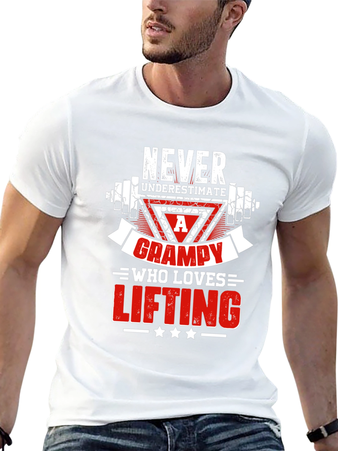 Grampy Who Loves Lifting T-Shirt