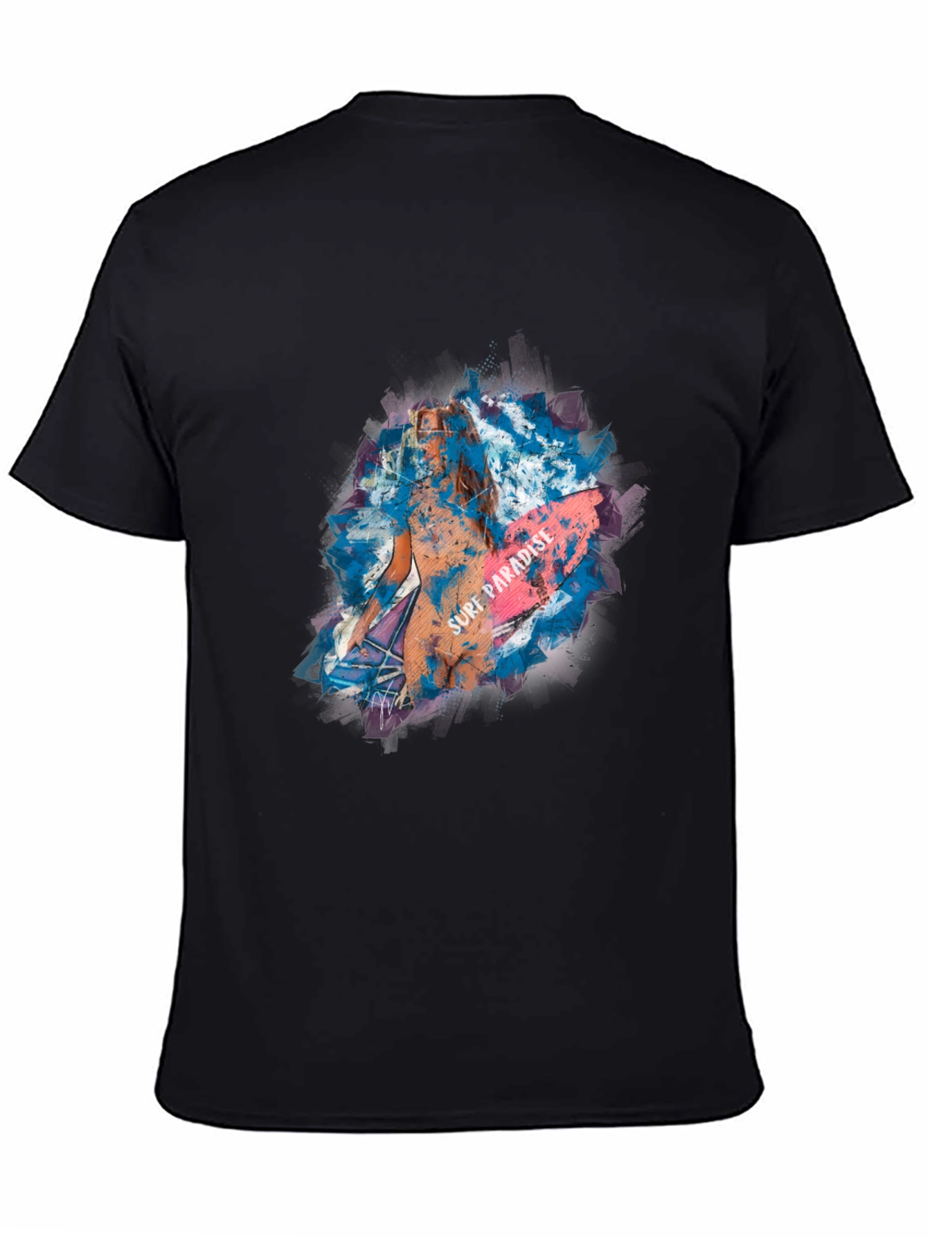 Surf Paradise Graphic Tee - Black
