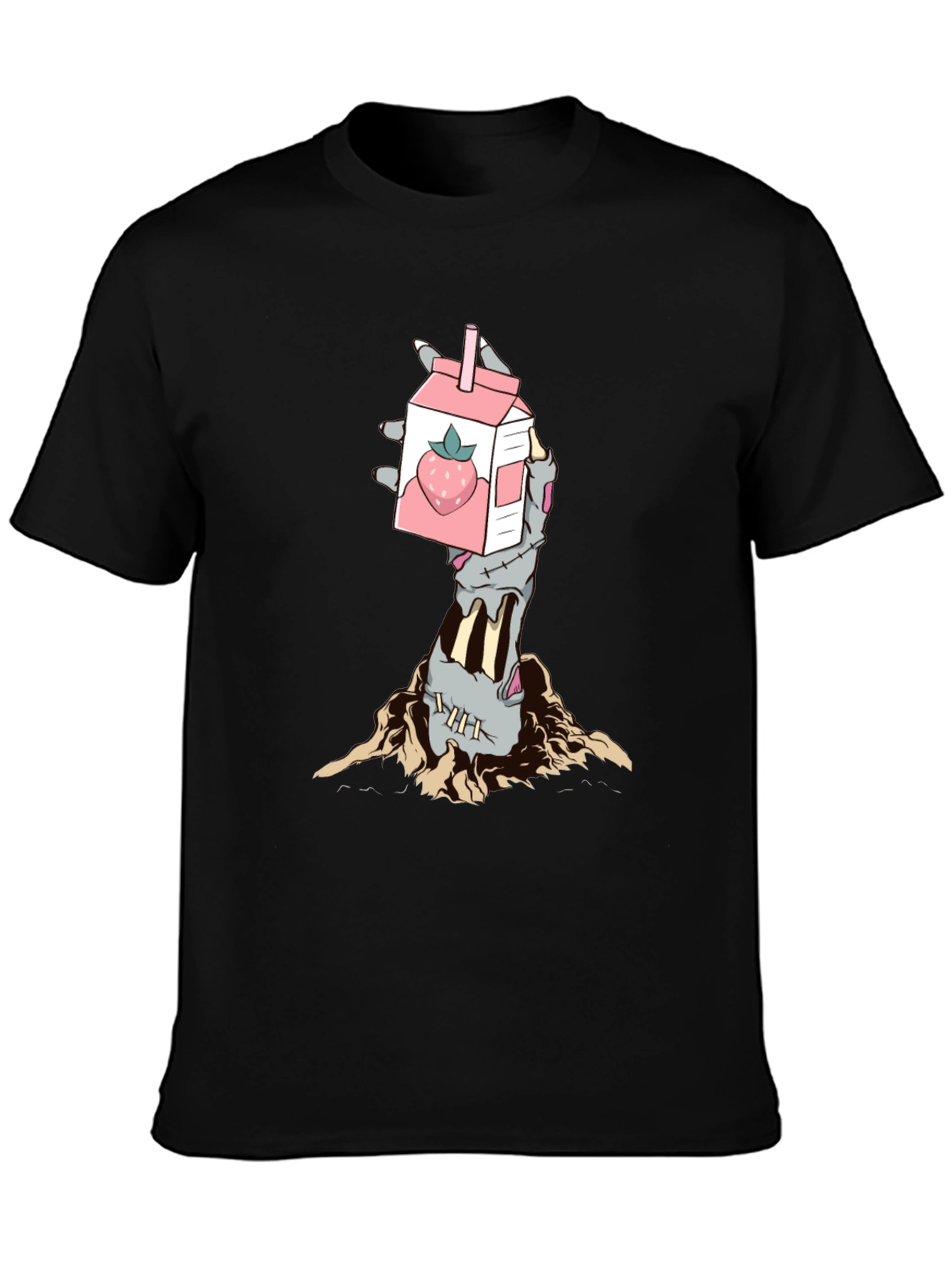 Zombie Strawberry Milk T-Shirt