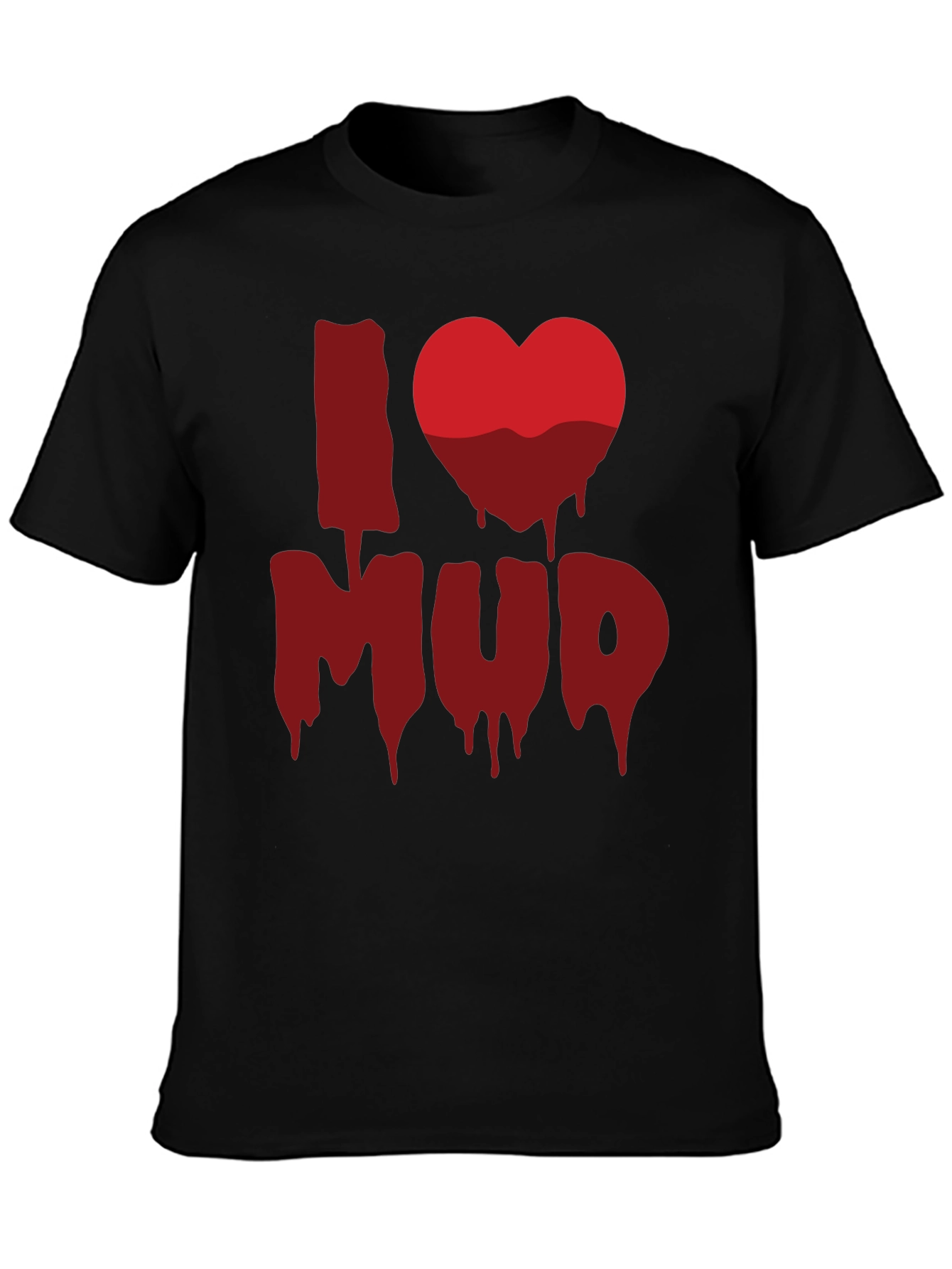 I Heart Mud T-Shirt - Mens Short Sleeve