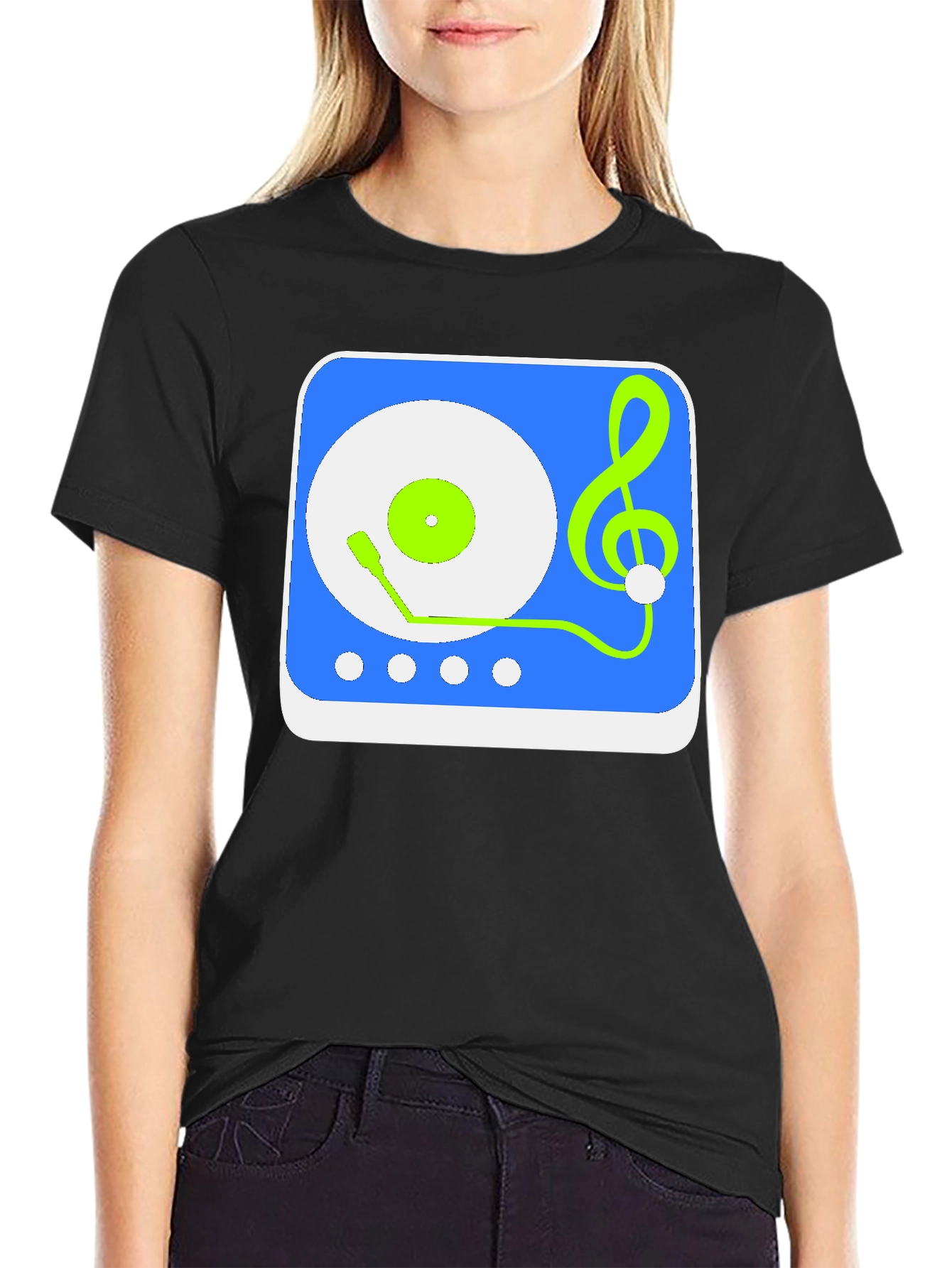 Musical Turntable Graphic Tee