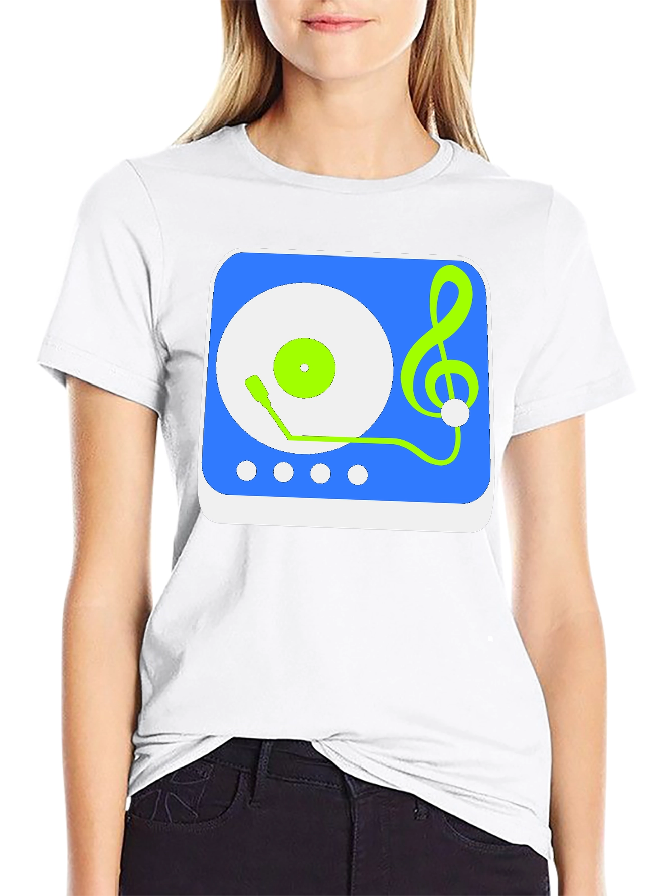 Musical Turntable Graphic Tee