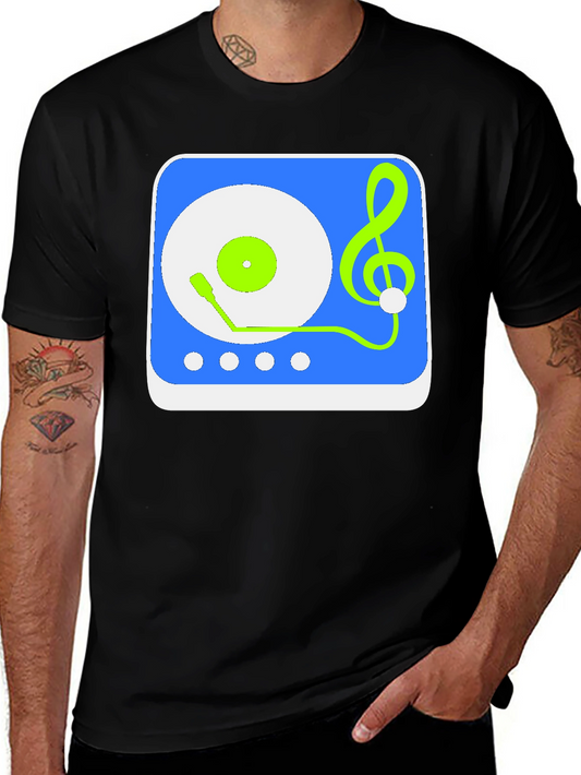 Musical Turntable Graphic Tee