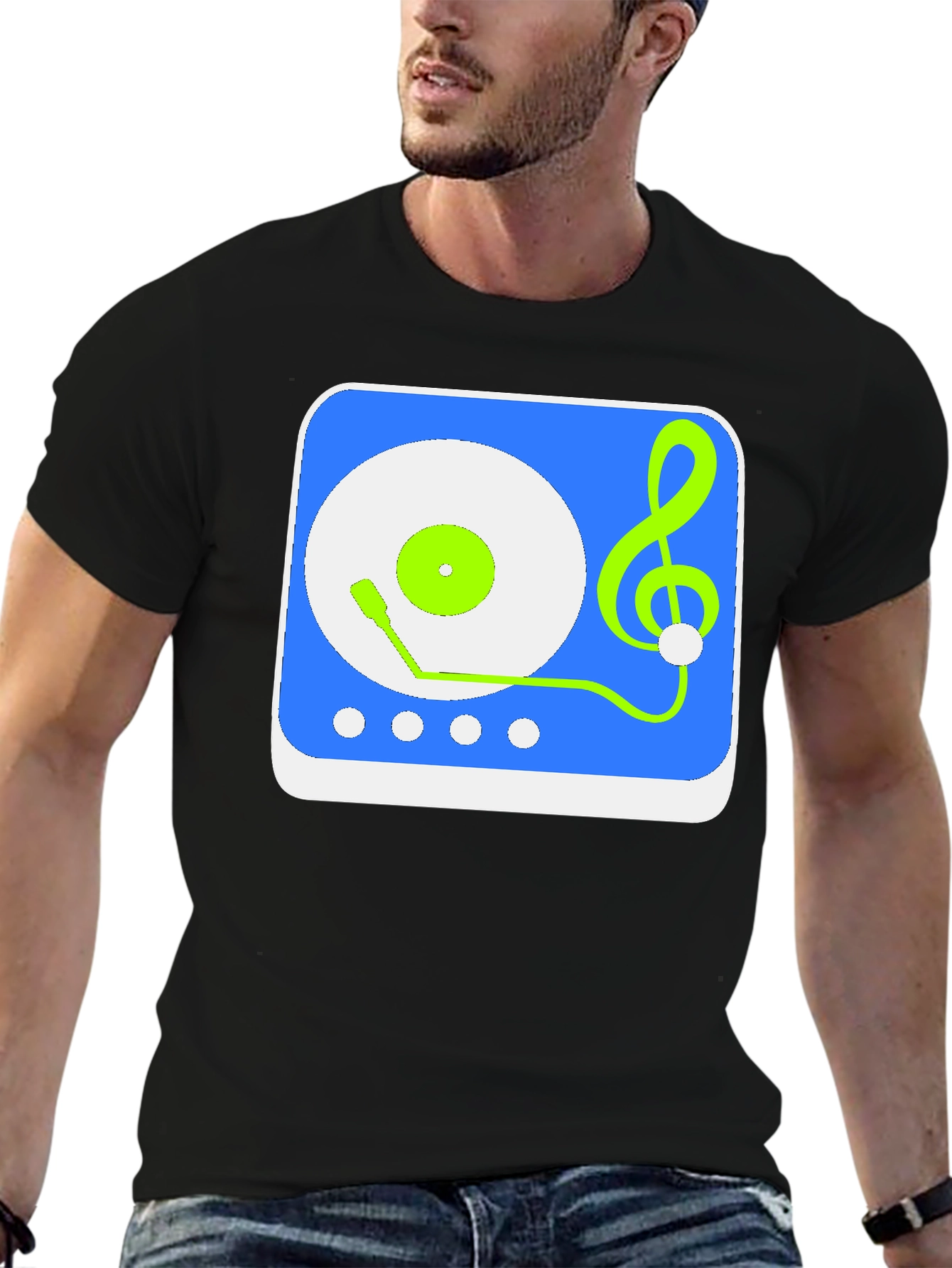 Musical Turntable Graphic Tee