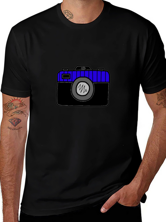 Camera Graphic Tee - Black Unisex T-Shirt