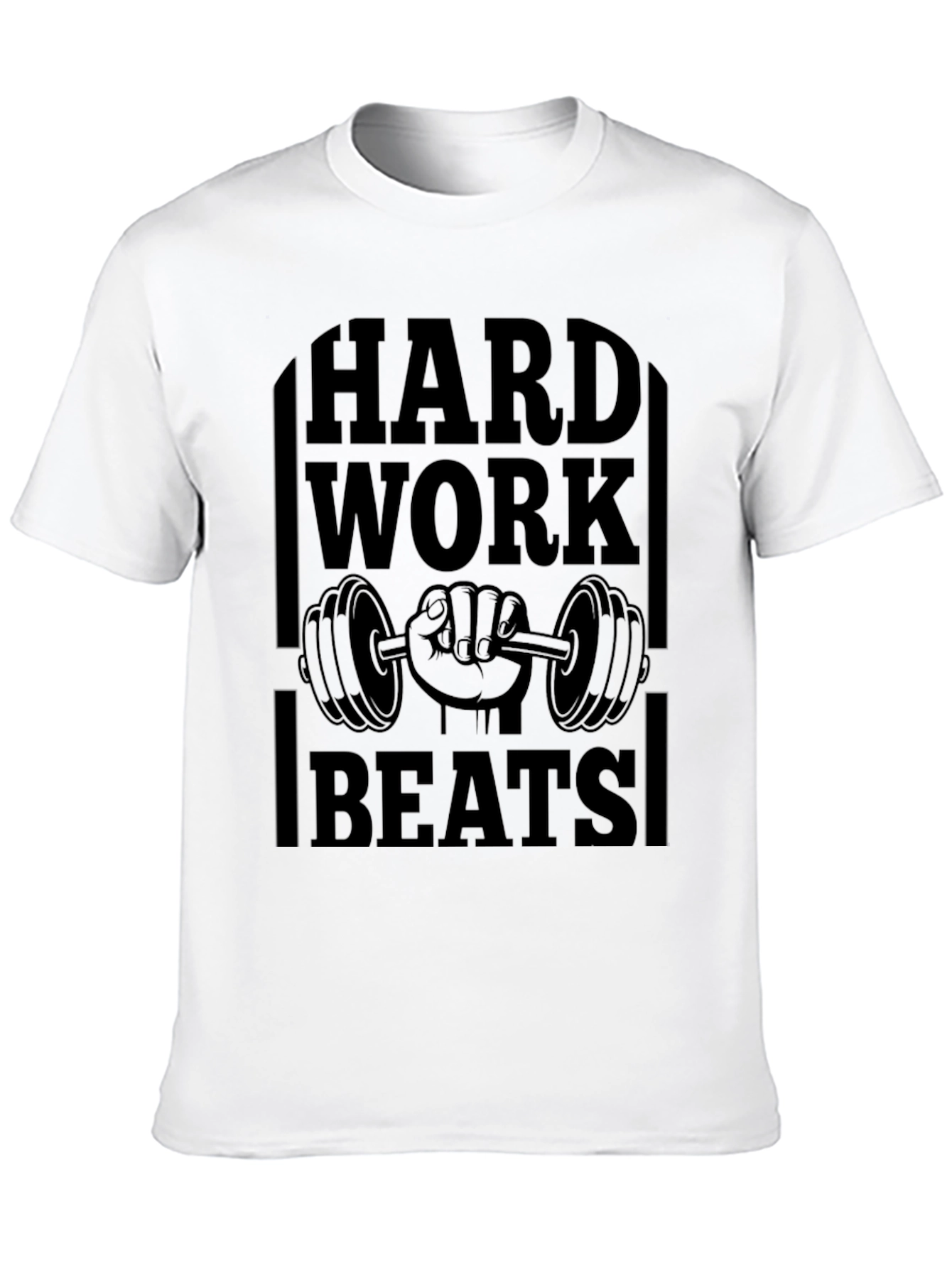 Hard Work Beats All Gym T-Shirt