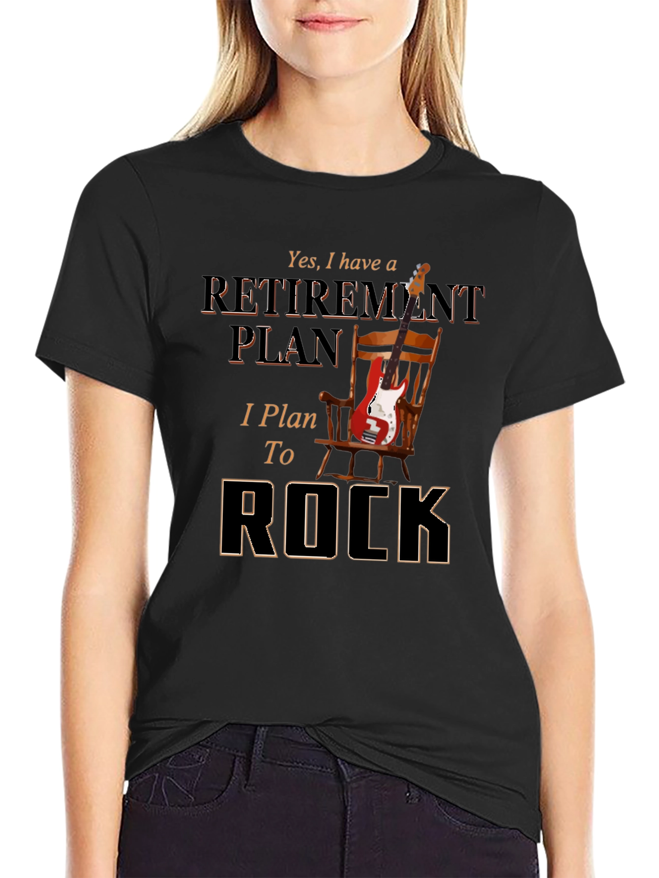 Retirement Plan to Rock T-Shirt - Music Lover Tee