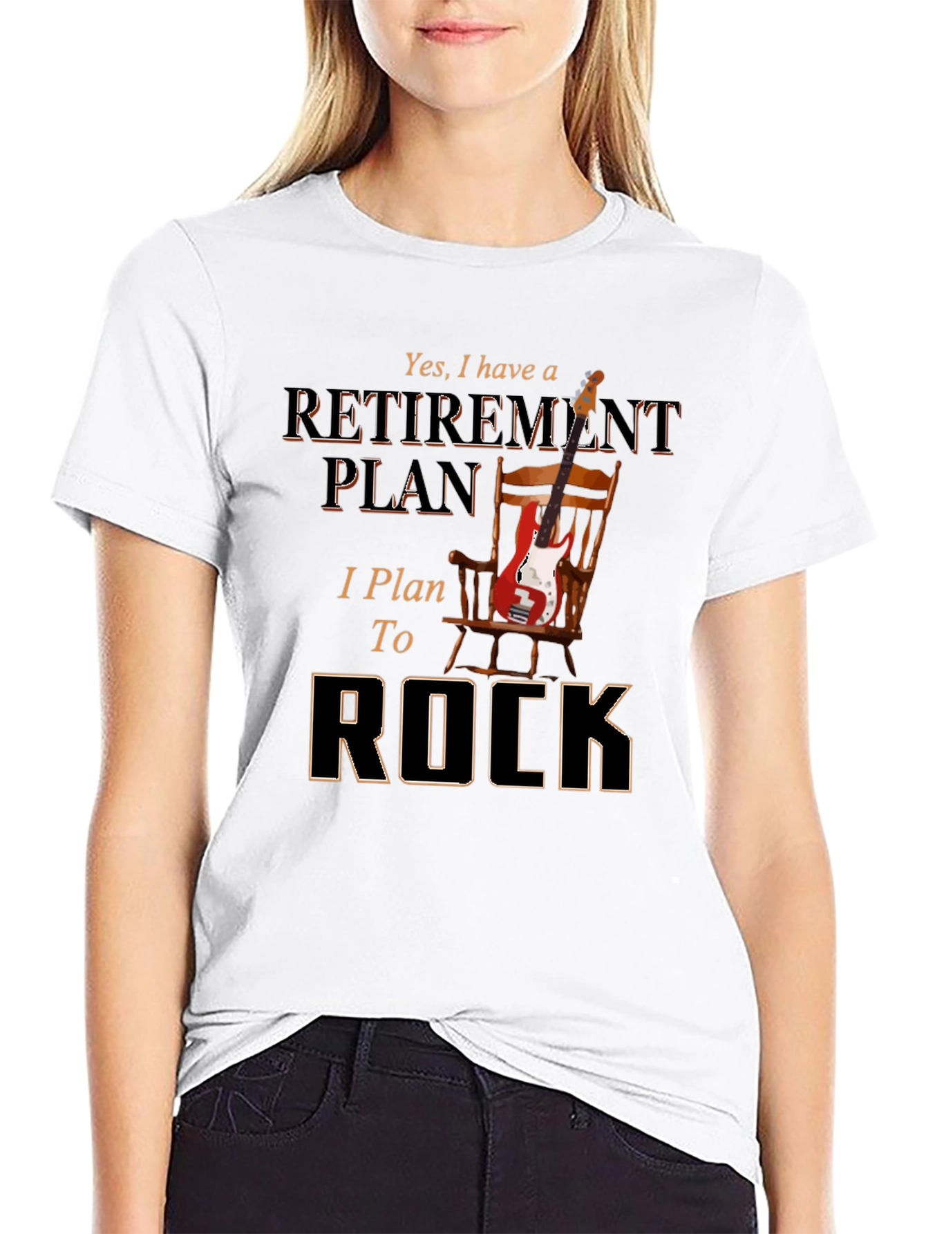Retirement Plan to Rock T-Shirt - Music Lover Tee