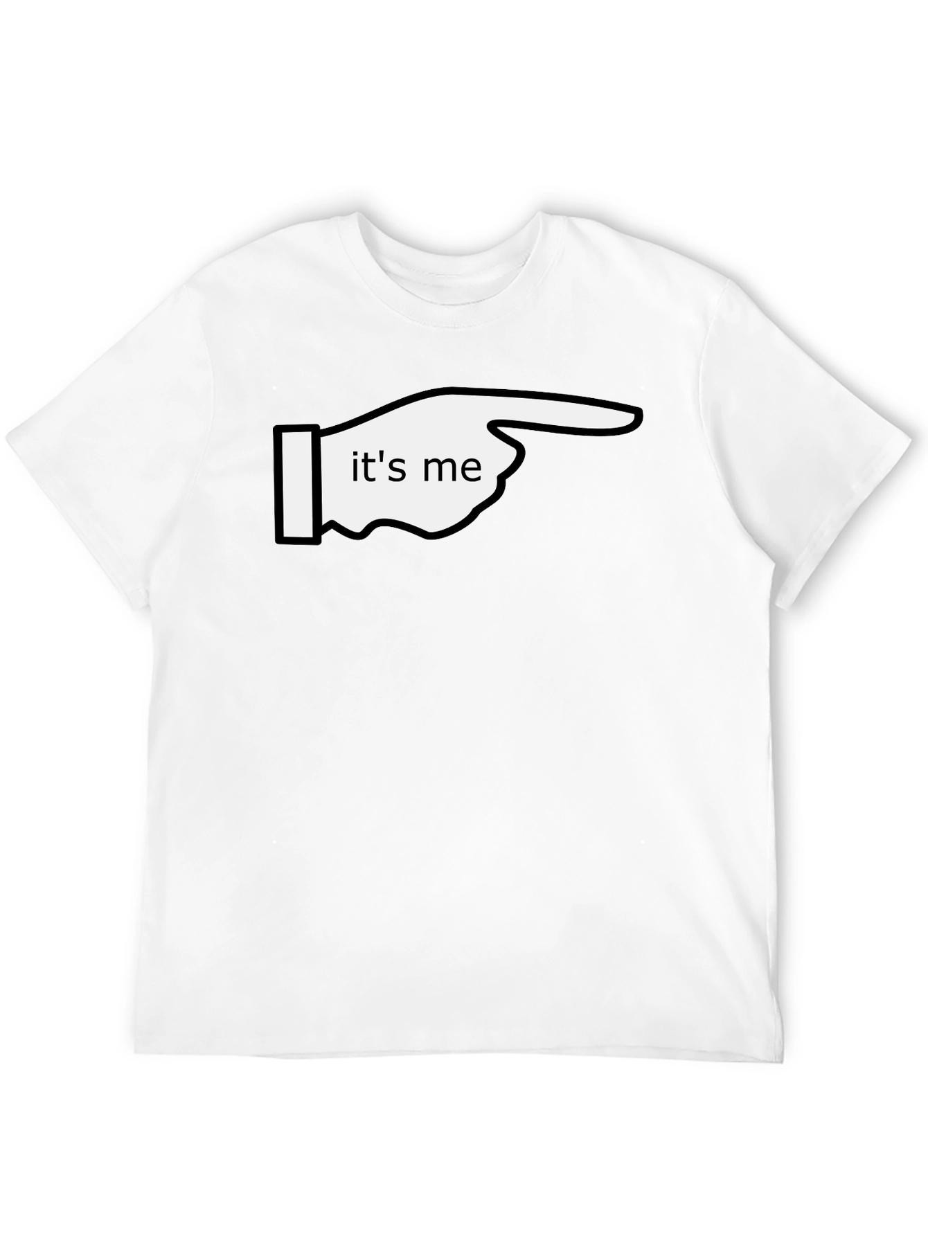 Its Me Pointing Graphic T-Shirt
