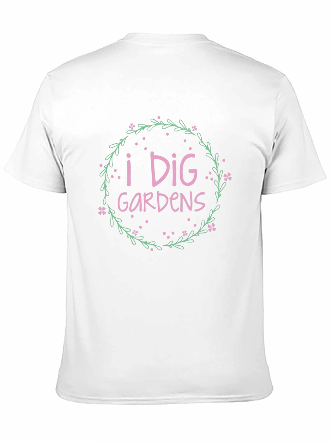 I Dig Gardens Black T-Shirt - Gardening Lover Tee