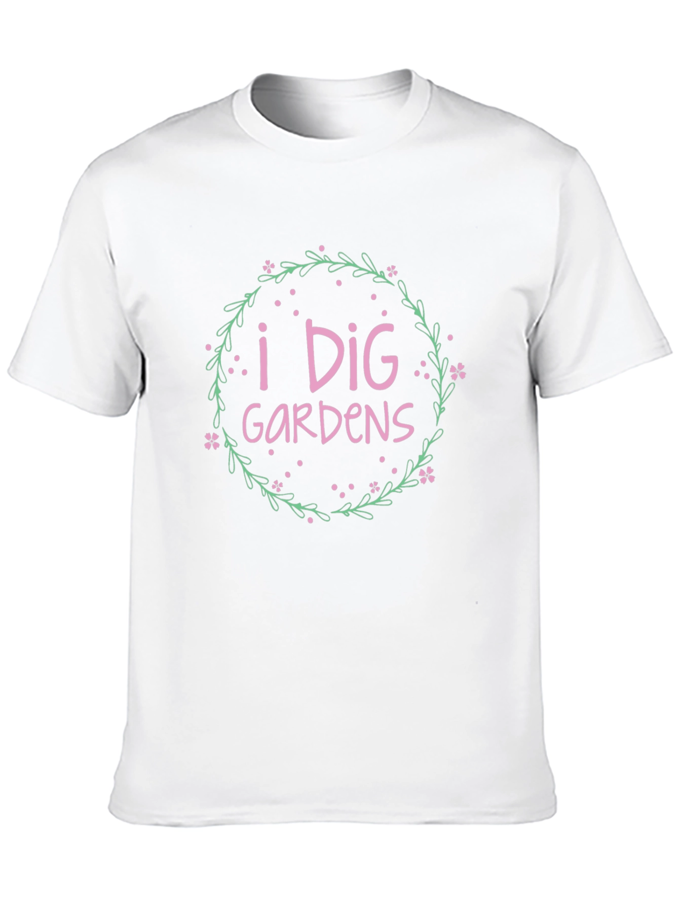 I Dig Gardens Black T-Shirt - Gardening Lover Tee
