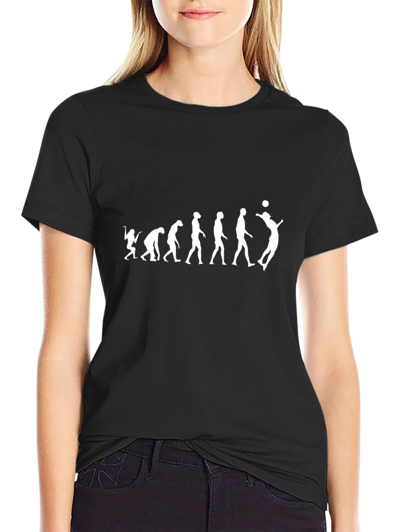 Volleyball Evolution T-Shirt - Humorous Graphic Tee