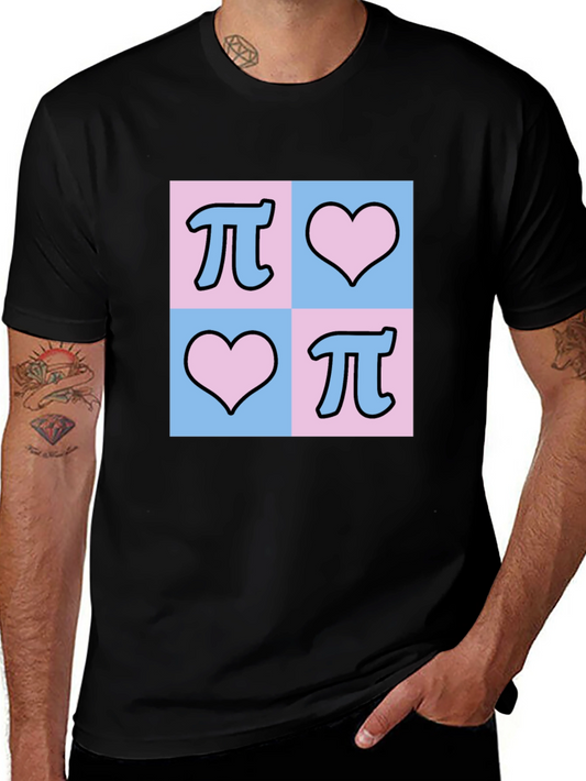 Math Pi Heart T-Shirt: Nerd Love Tee