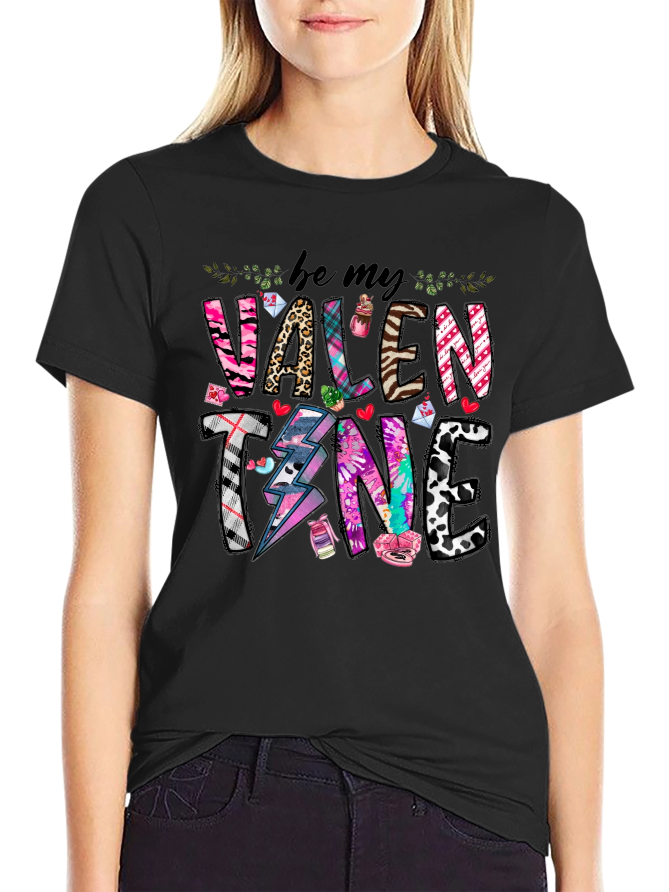 Be My Valentine T-Shirt - Novelty Graphic Tee