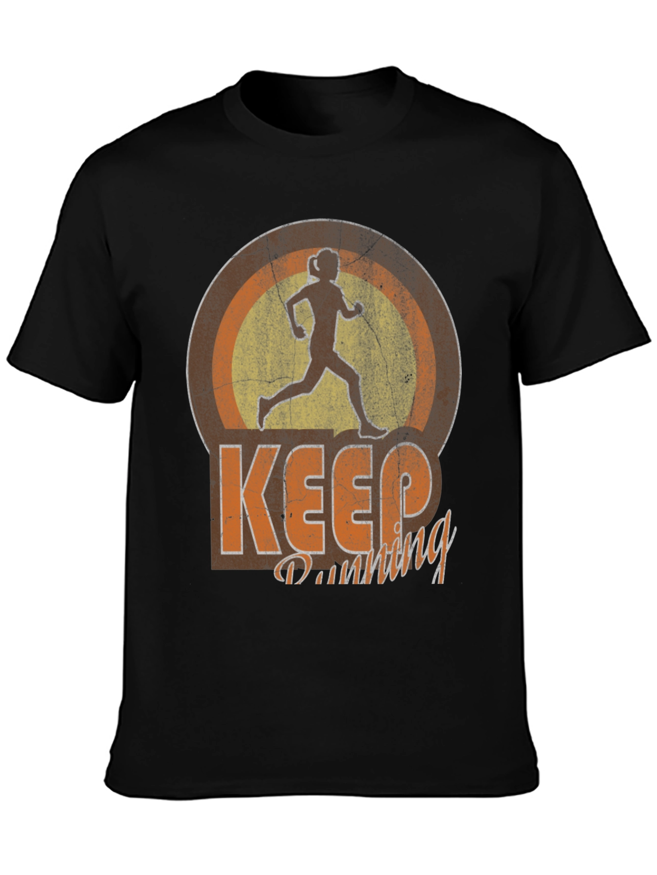Keep Running T-Shirt Athletic Style Tee