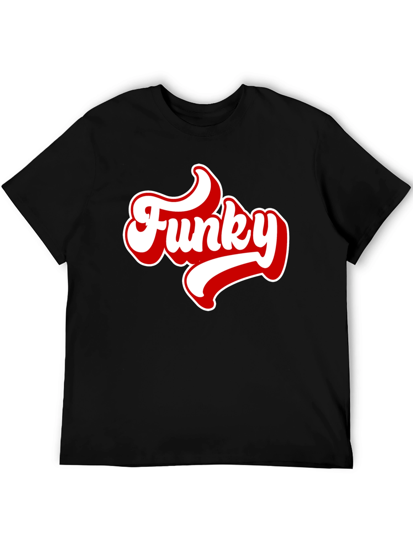 Funky Graphic Tee - Mens Black T-Shirt