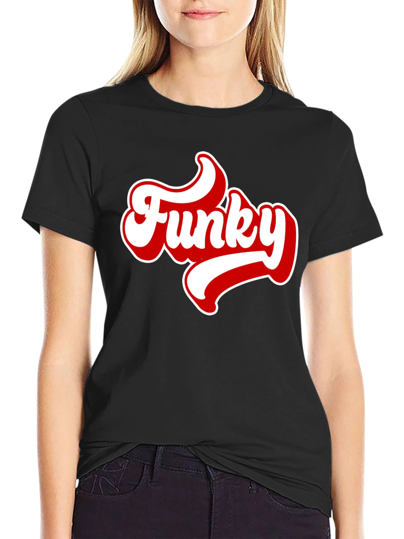 Funky Graphic Tee - Mens Black T-Shirt