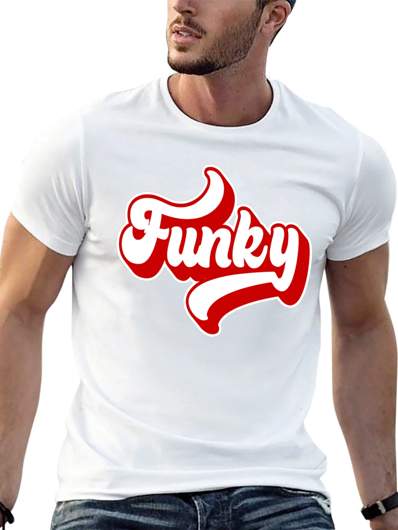 Funky Graphic Tee - Mens Black T-Shirt