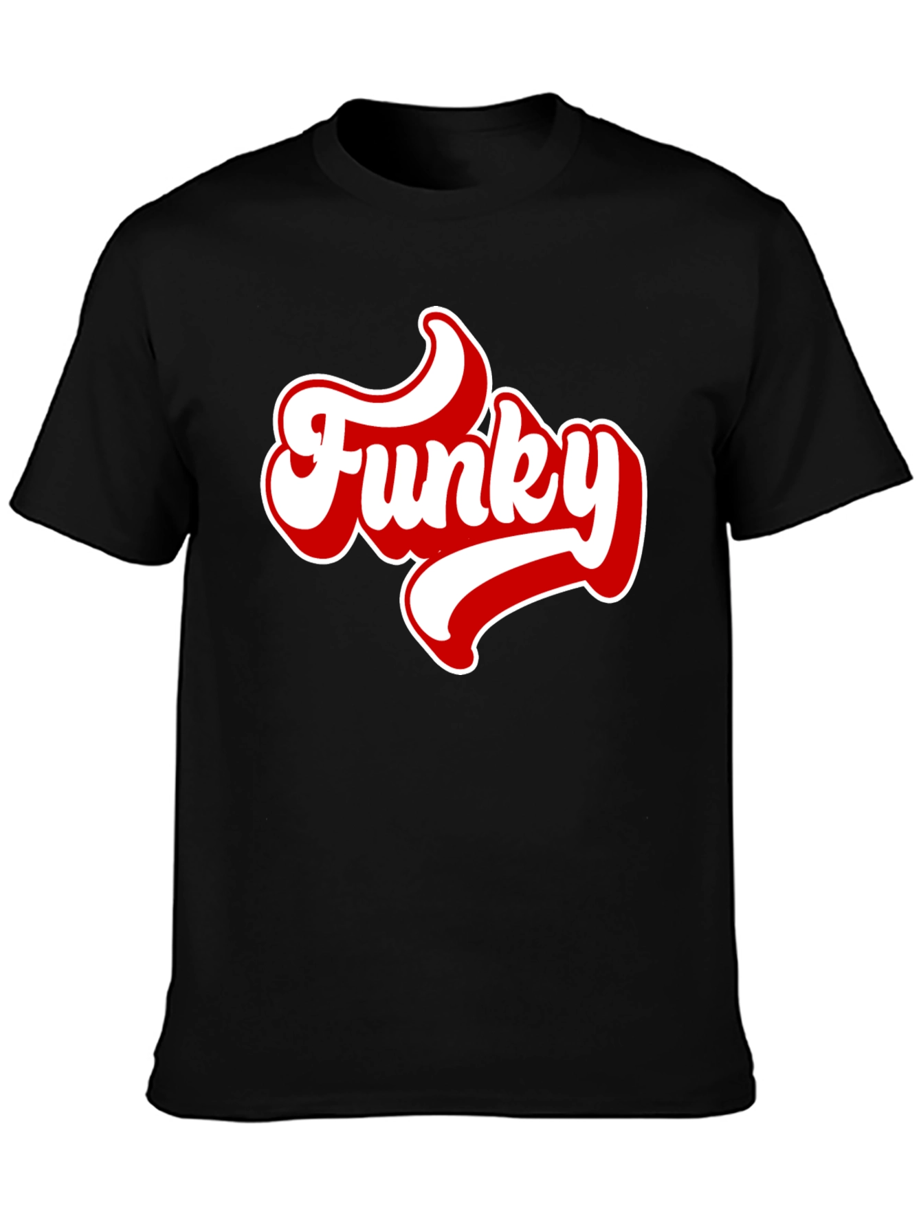 Funky Graphic Tee - Mens Black T-Shirt