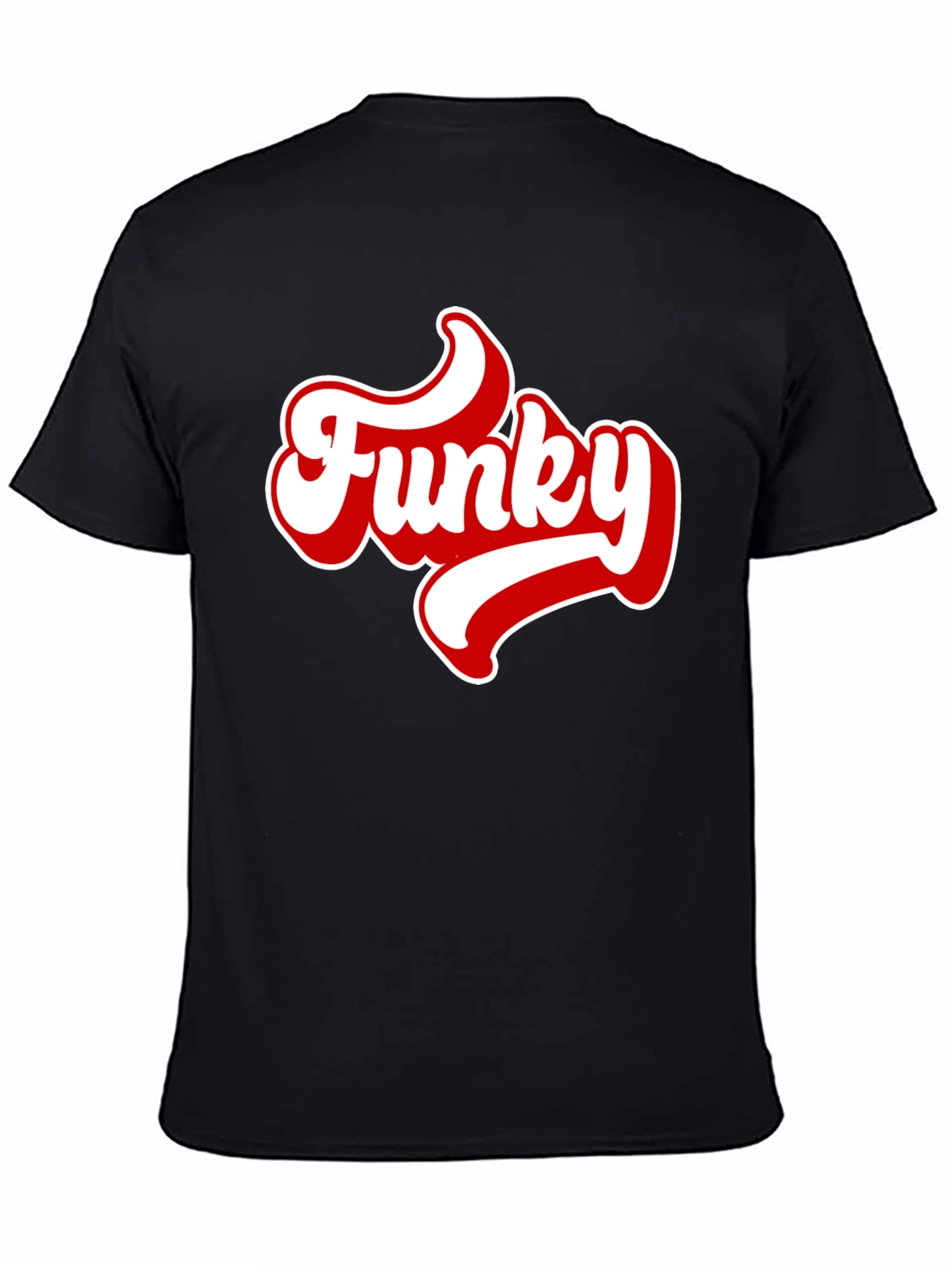 Funky Graphic Tee - Mens Black T-Shirt