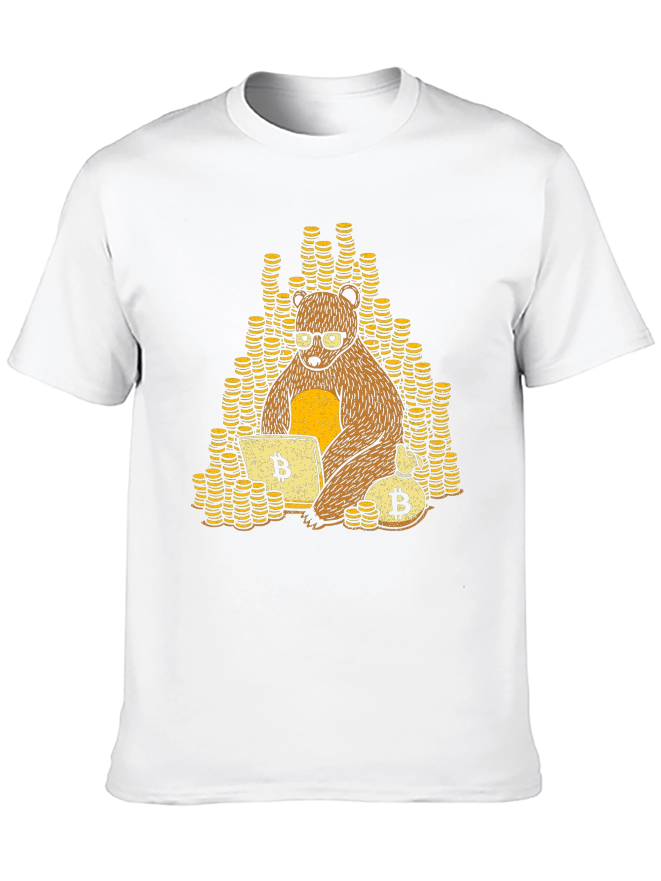 Bitcoin Bear Trader T-Shirt - Crypto Investor Tee