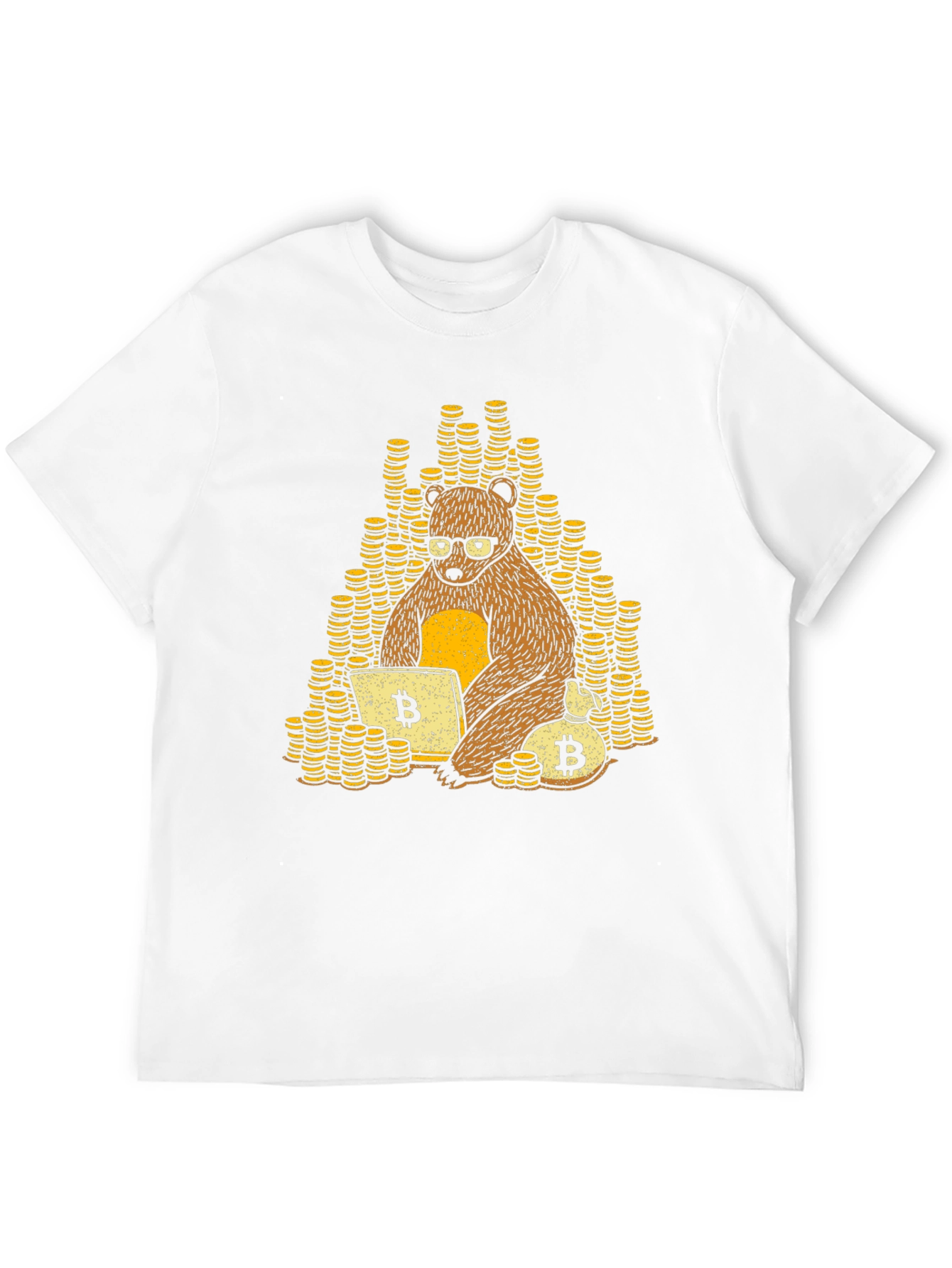Bitcoin Bear Trader T-Shirt - Crypto Investor Tee