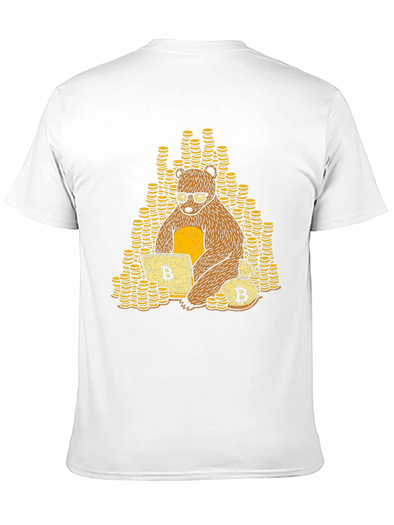 Bitcoin Bear Trader T-Shirt - Crypto Investor Tee