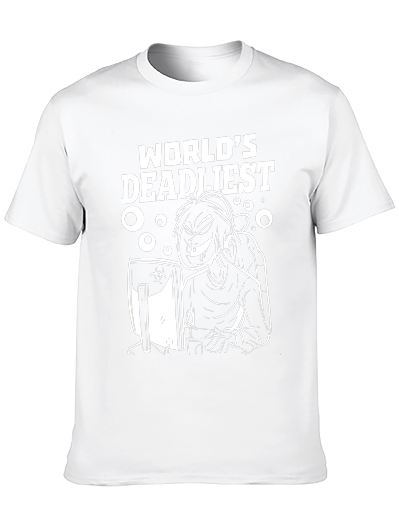 Worlds Deadliest Gamer Graphic T-Shirt - Black