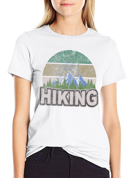 Hiking Graphic Tee - Vintage Mountain Adventure Shirt