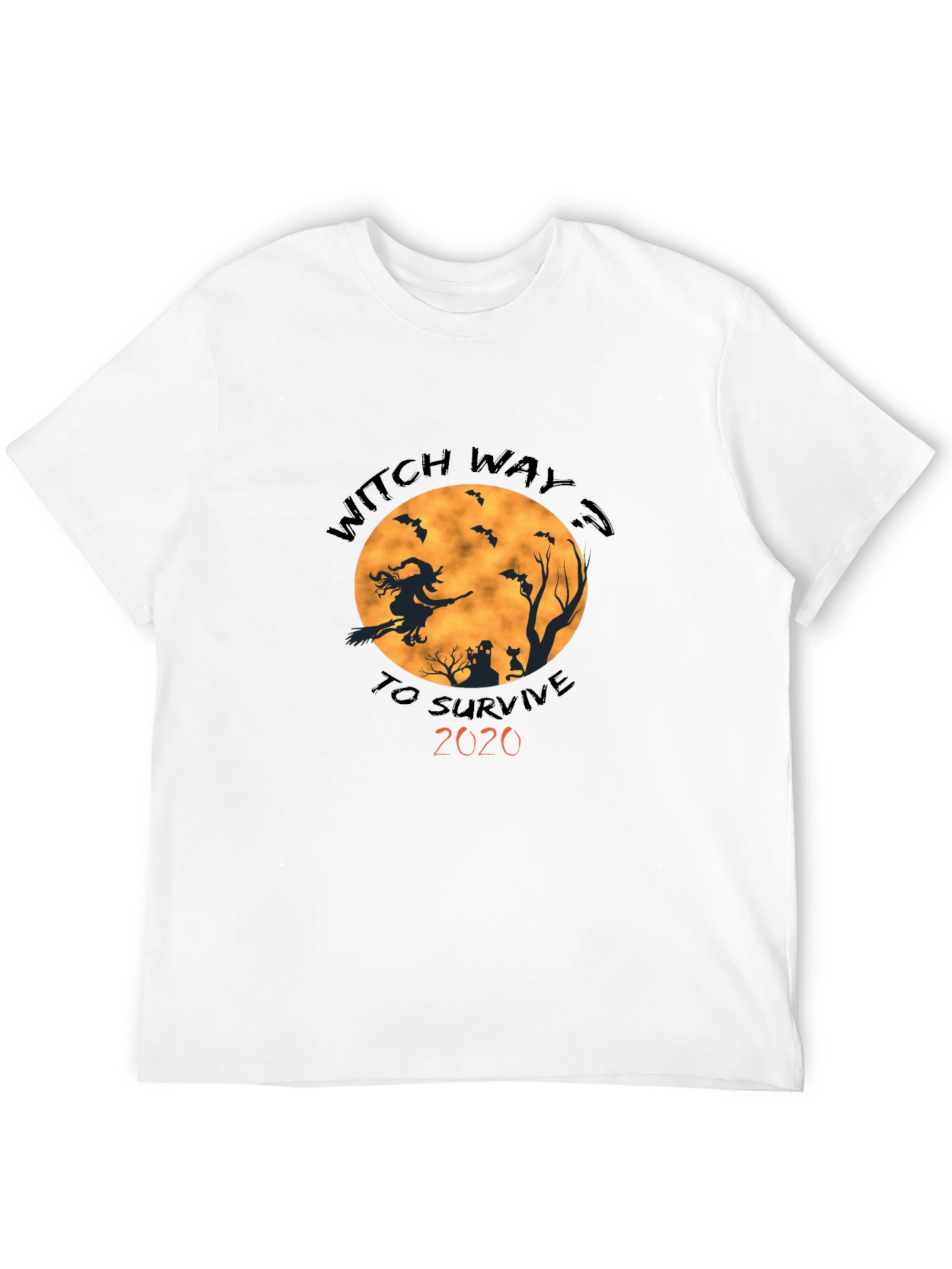 Witch Way To Survive 2020 Halloween T-Shirt