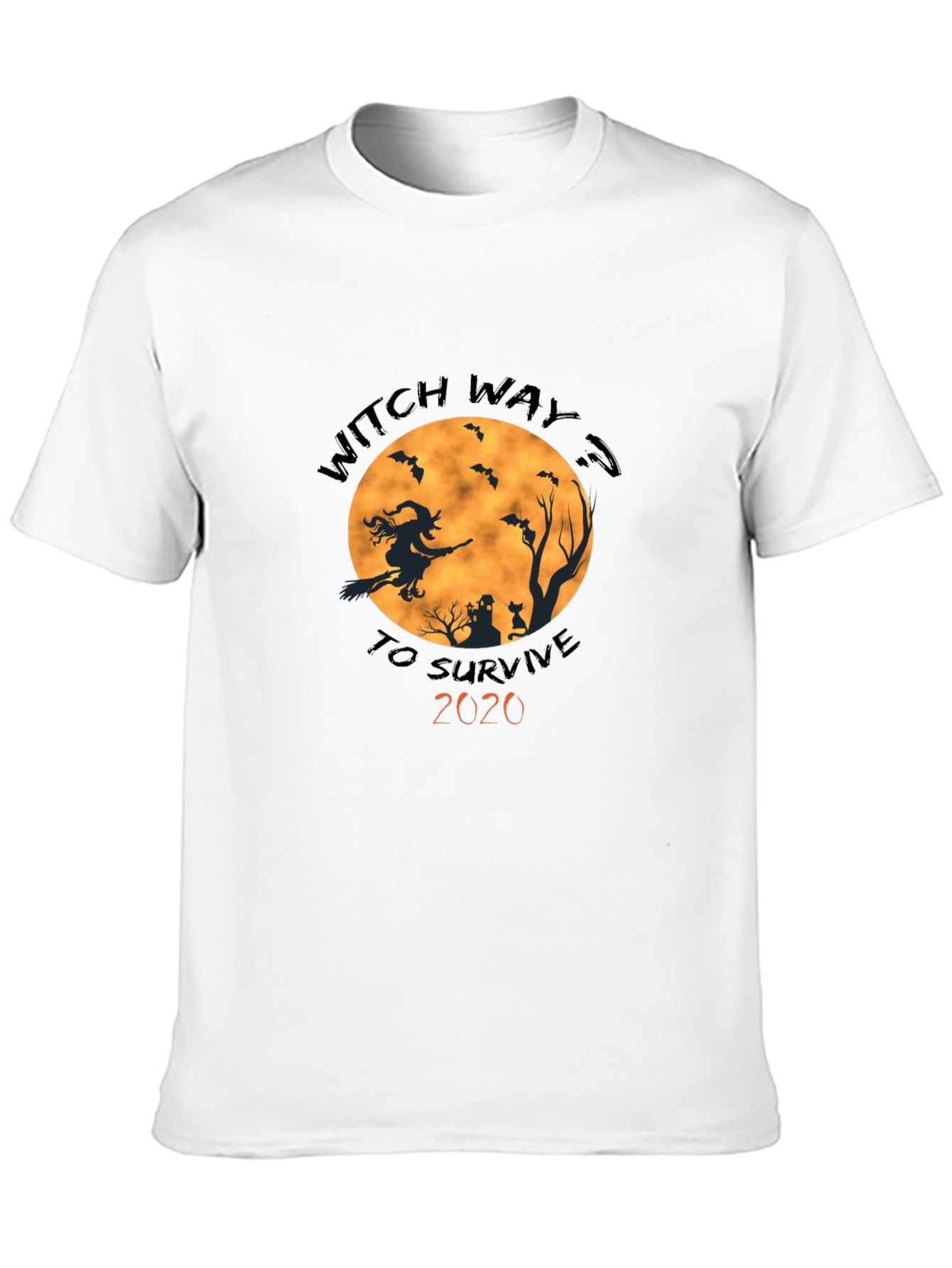 Witch Way To Survive 2020 Halloween T-Shirt