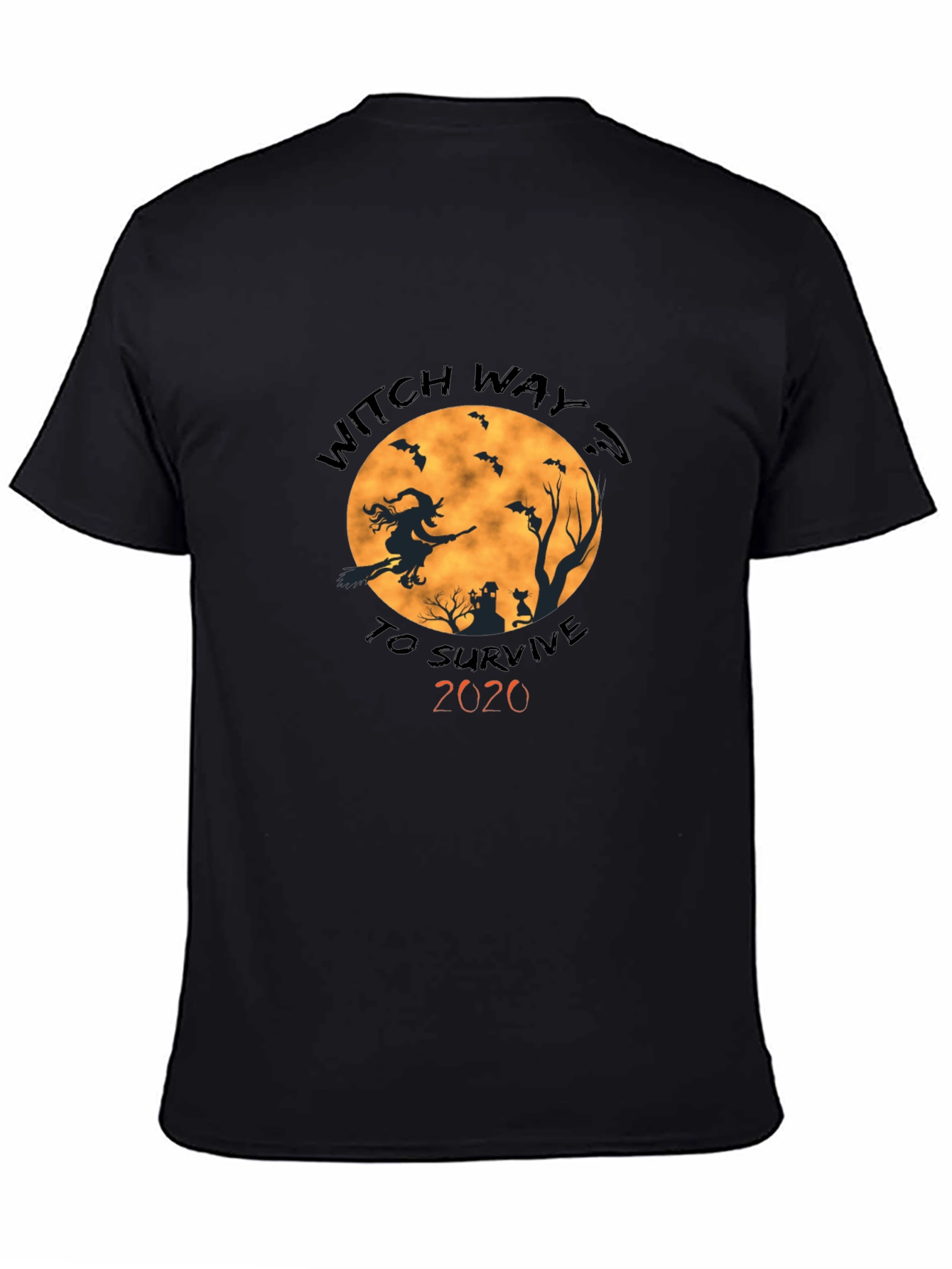 Witch Way To Survive 2020 Halloween T-Shirt