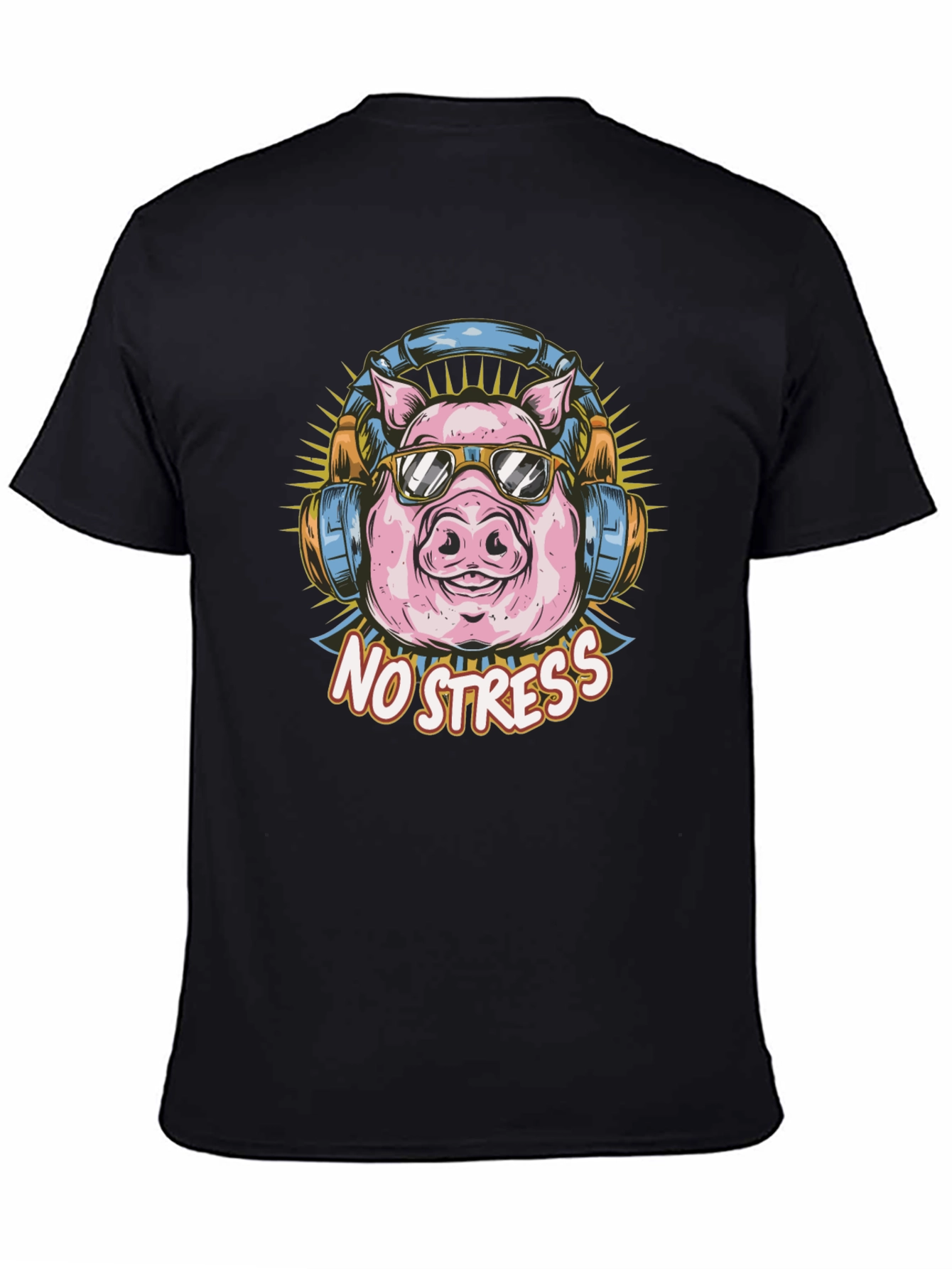 Cool Pig T-Shirt - No Stress Graphic Tee