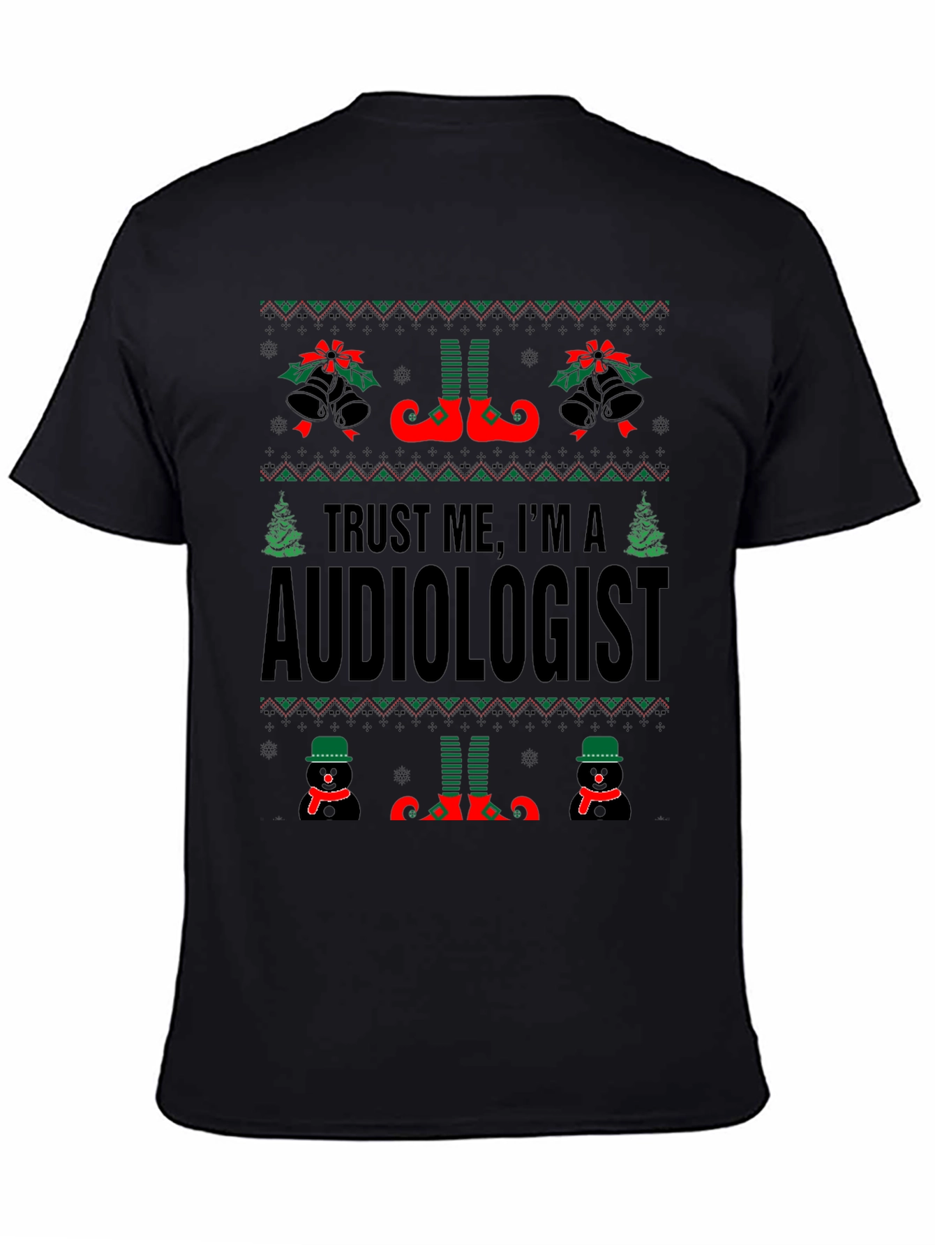 Audiologist Christmas Ugly Sweater T-Shirt