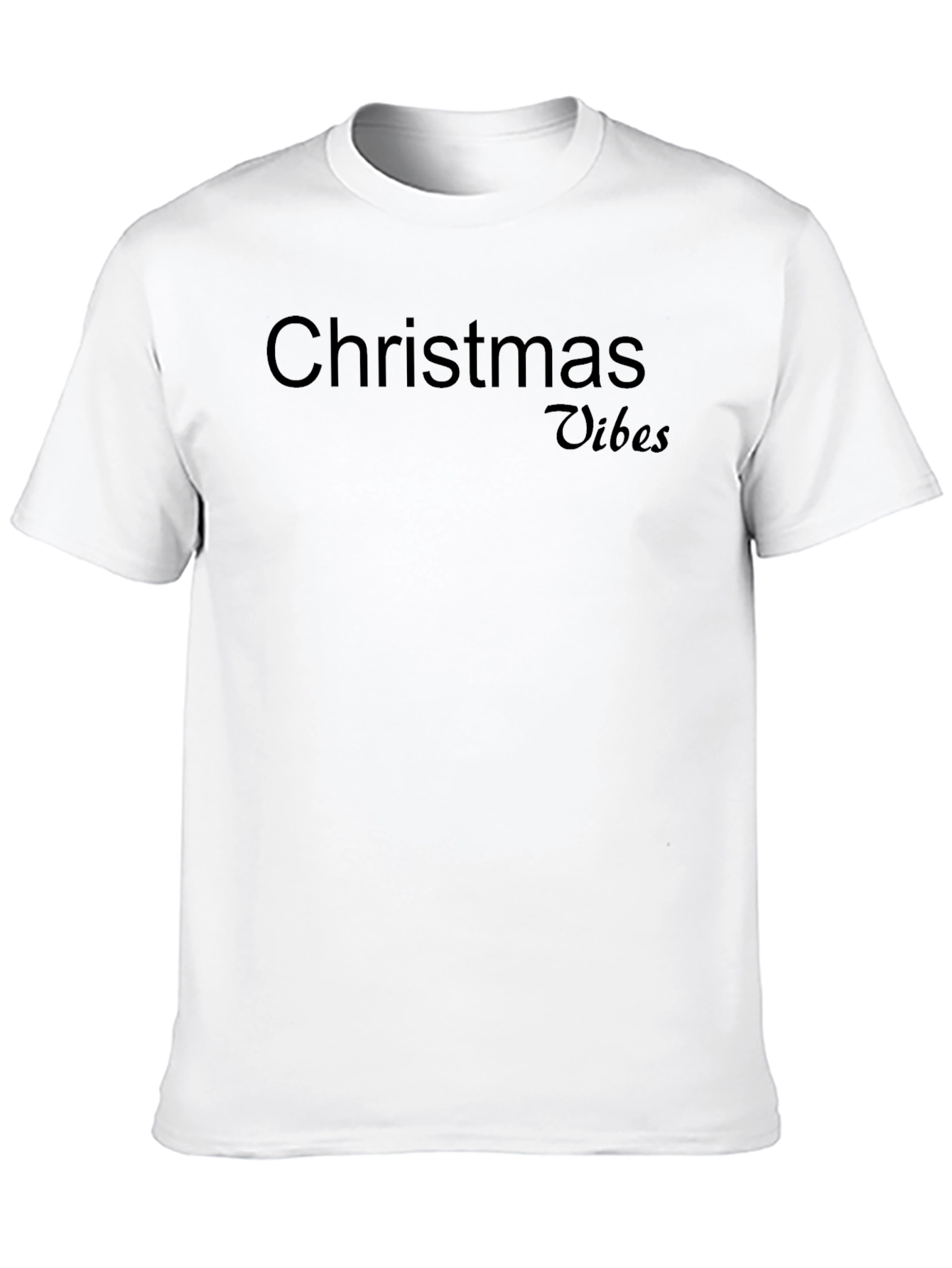 Christmas Vibes Graphic T-Shirt - Holiday Season Apparel