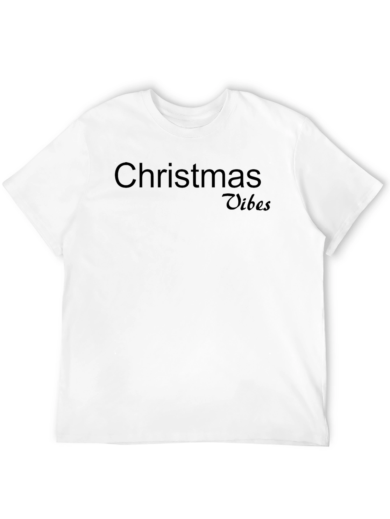 Christmas Vibes Graphic T-Shirt - Holiday Season Apparel