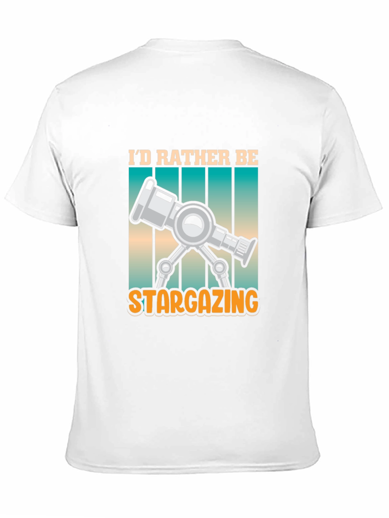 Stargazing Telescope Graphic Tee