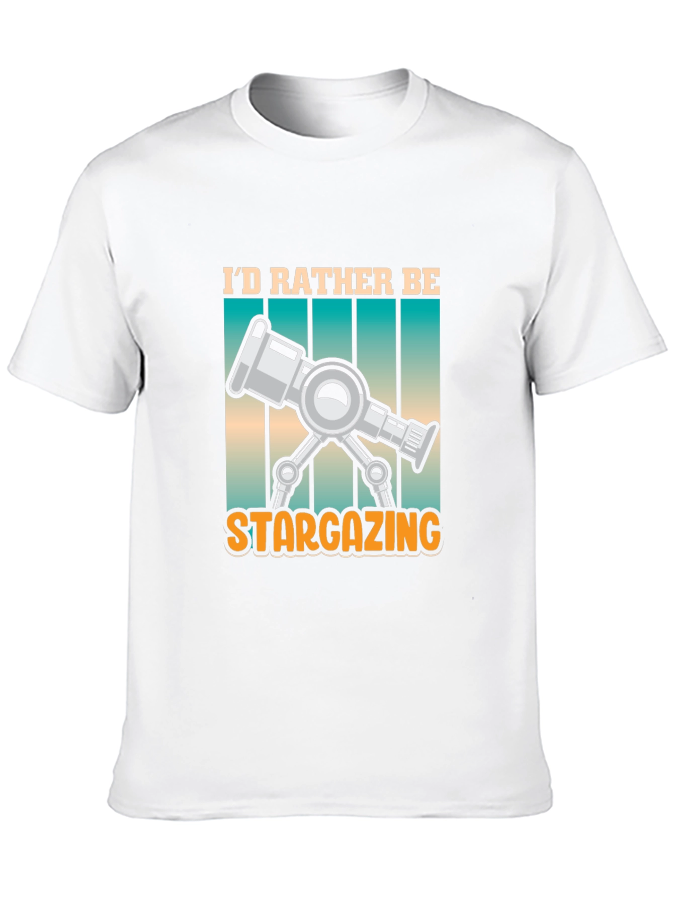Stargazing Telescope Graphic Tee