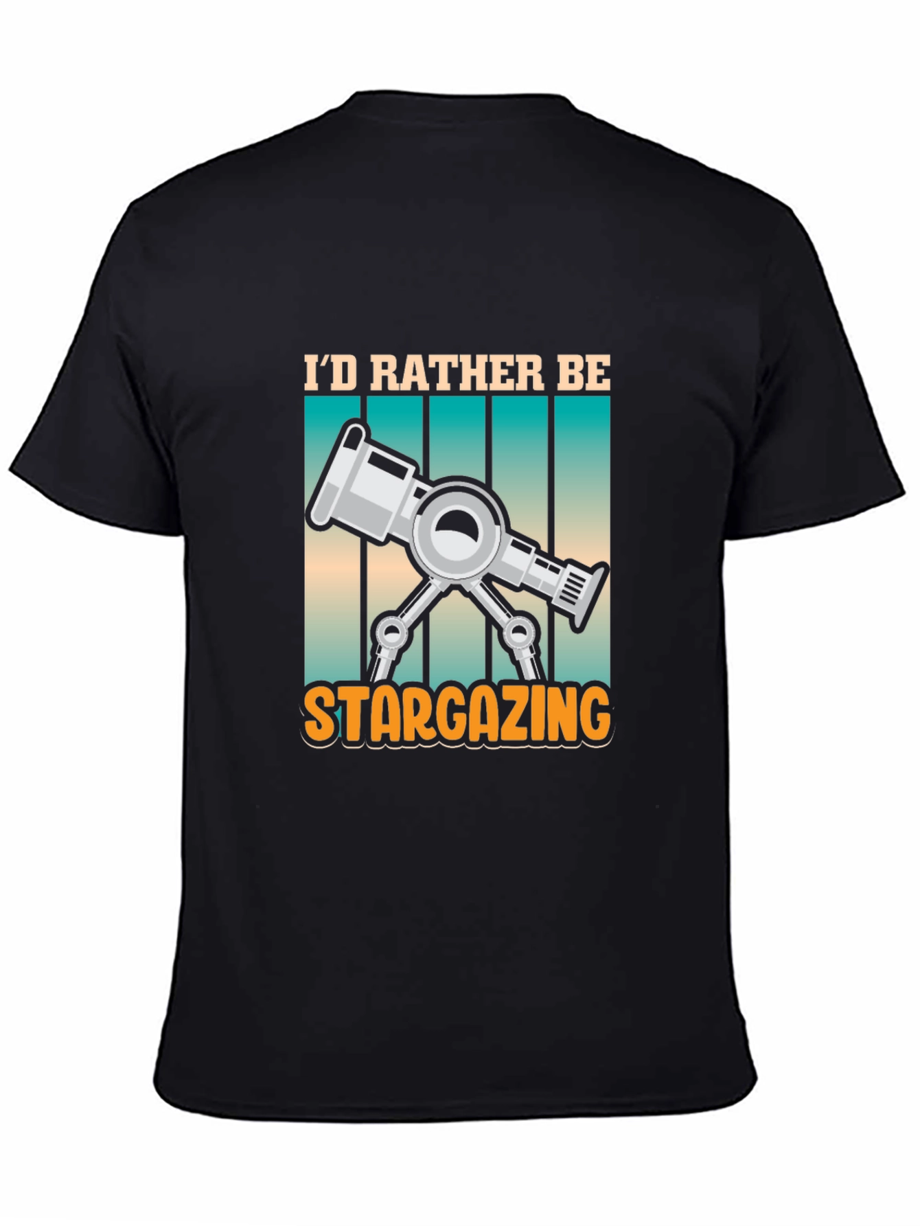 Stargazing Telescope Graphic Tee